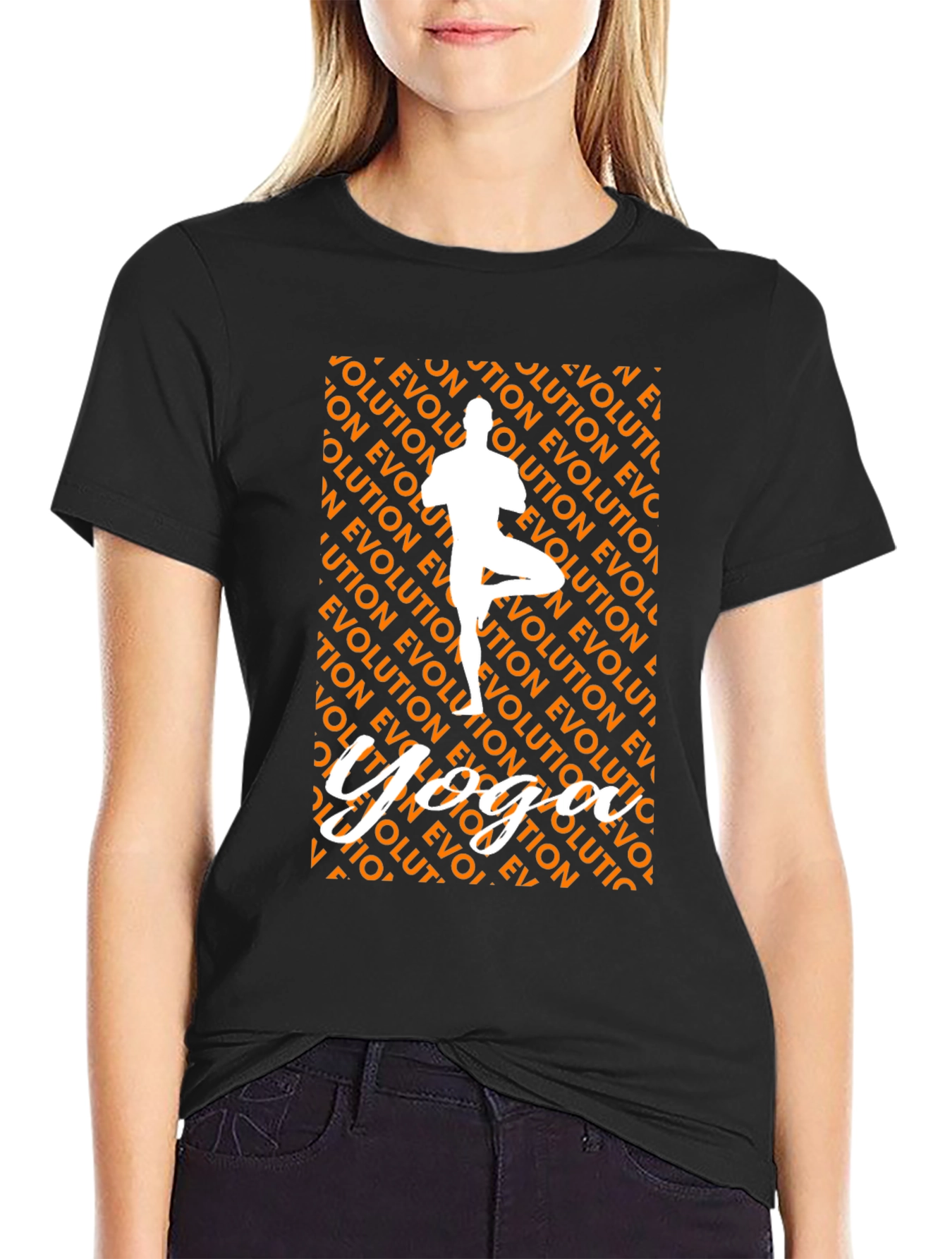 Yoga Evolution Graphic Tee