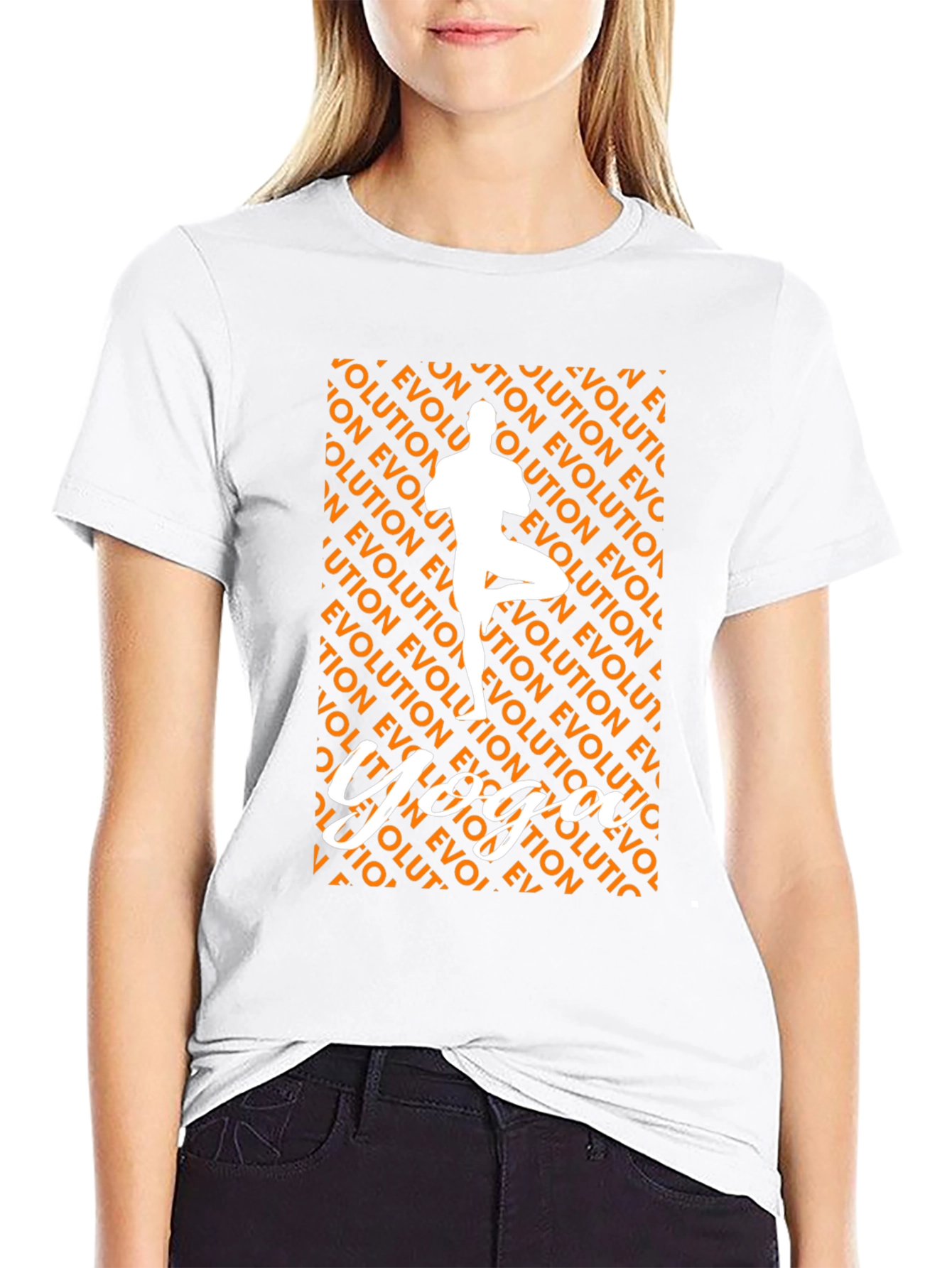 Yoga Evolution Graphic Tee