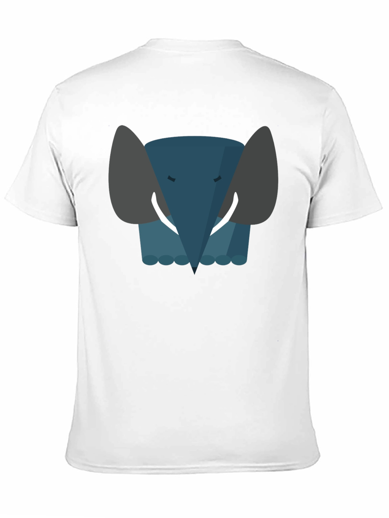 Elephant Graphic Black Tee - Soft Cotton Blend
