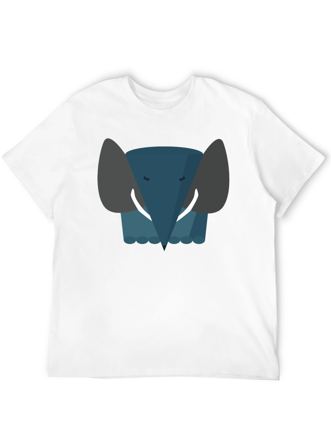Elephant Graphic Black Tee - Soft Cotton Blend