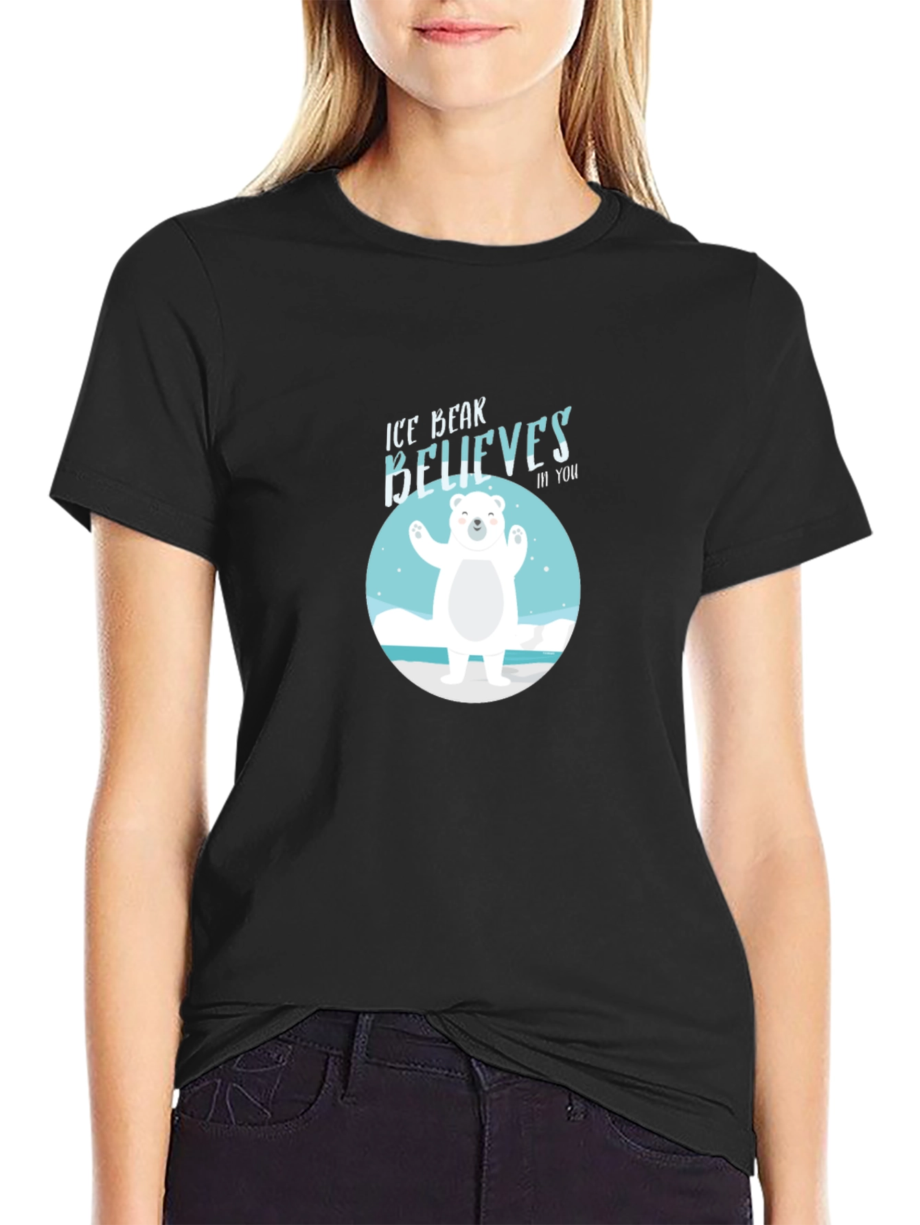 Ice Bear Believes In You Graphic Tee
