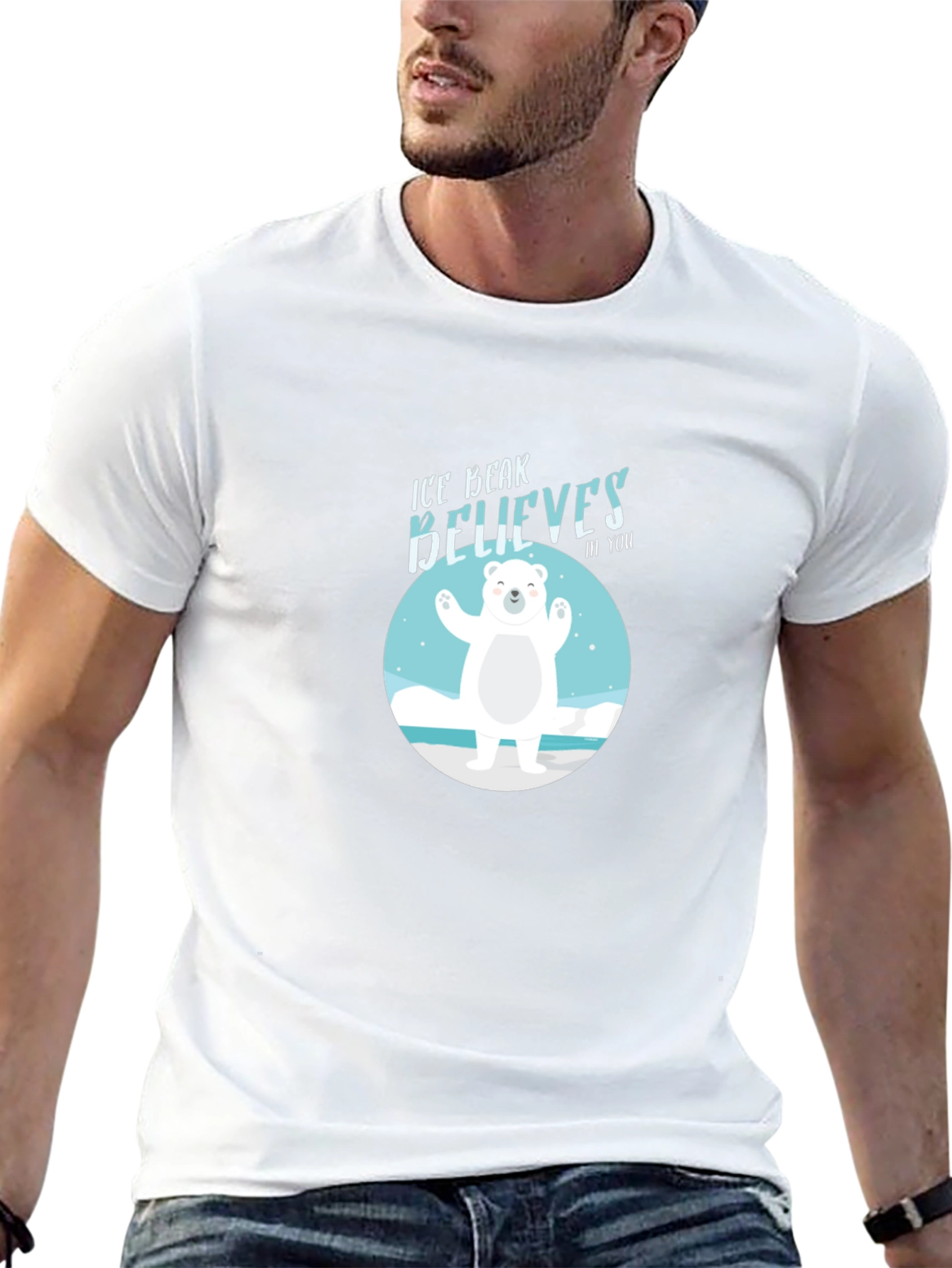 Ice Bear Believes In You Graphic Tee
