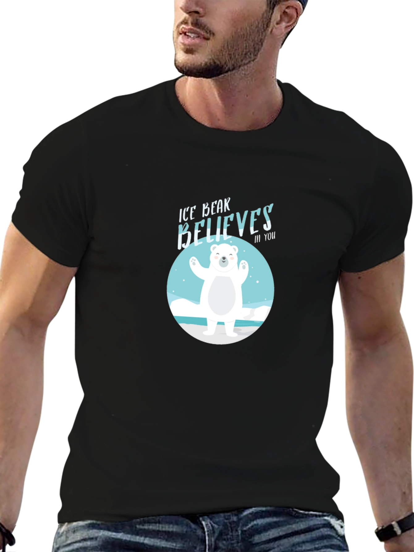Ice Bear Believes In You Graphic Tee