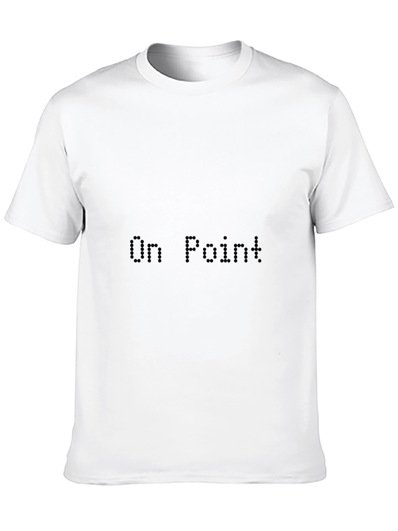 On Point Pixel Tee - Classic Black Graphic T-Shirt