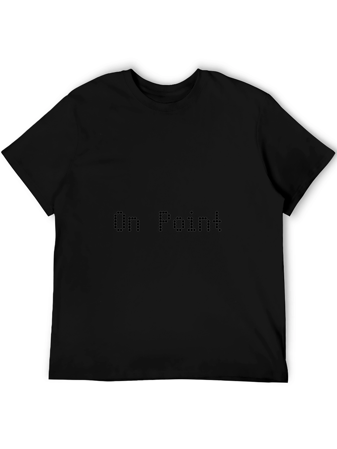 On Point Pixel Tee - Classic Black Graphic T-Shirt
