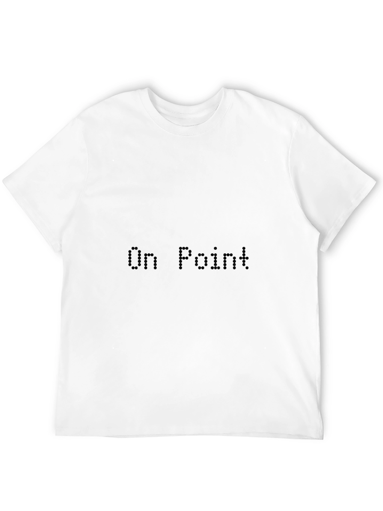 On Point Pixel Tee - Classic Black Graphic T-Shirt