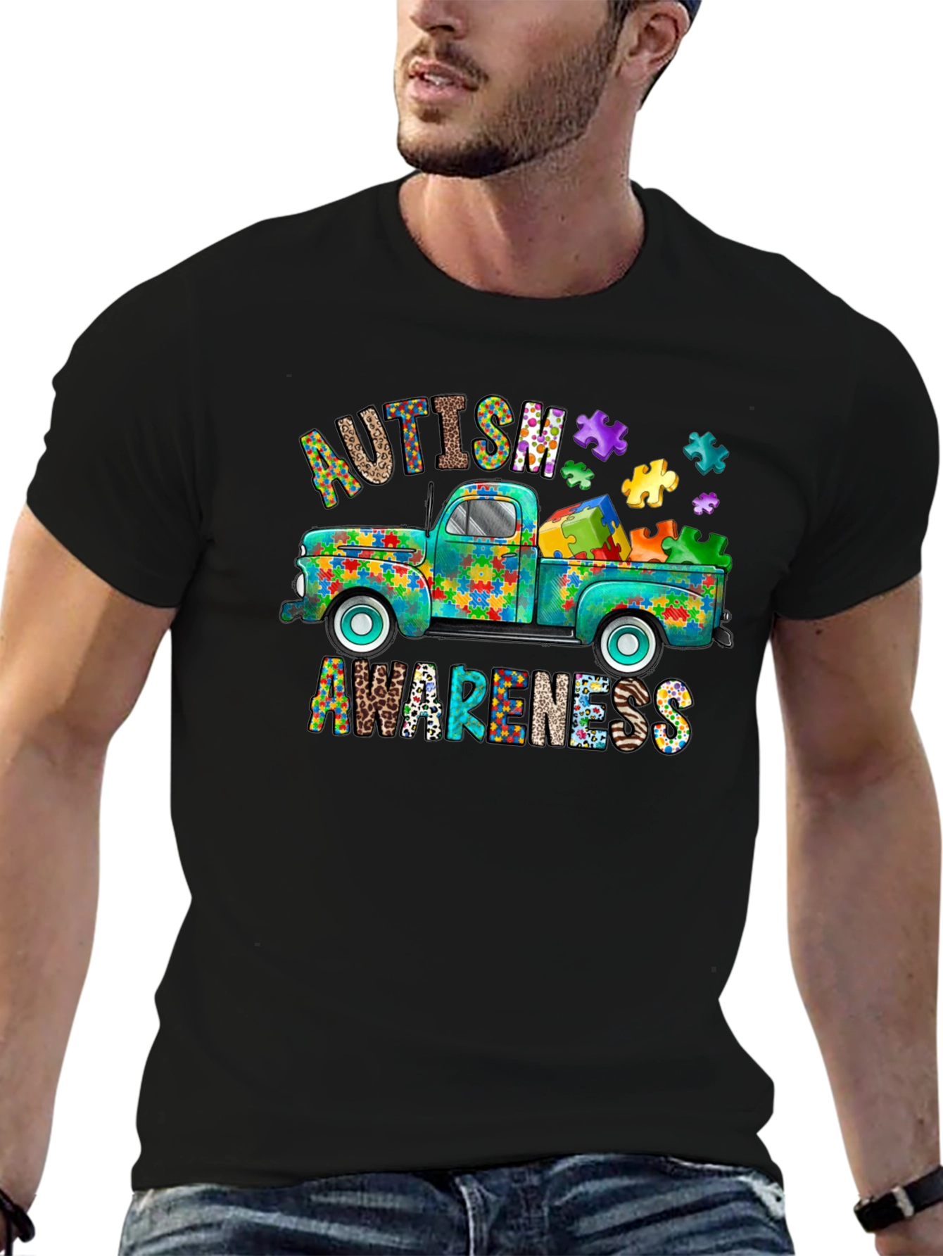 Autism Awareness Truck T-Shirt