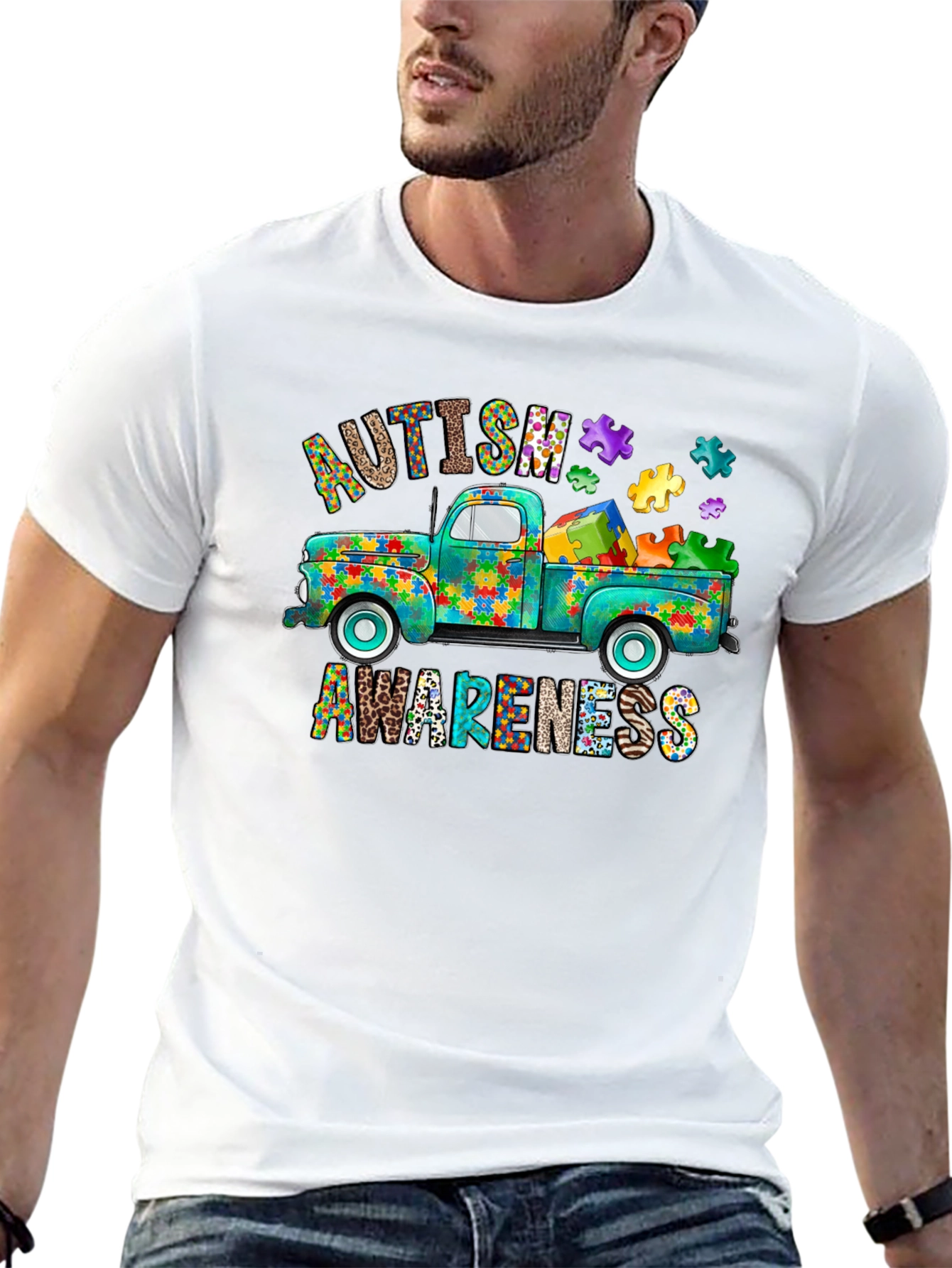 Autism Awareness Truck T-Shirt