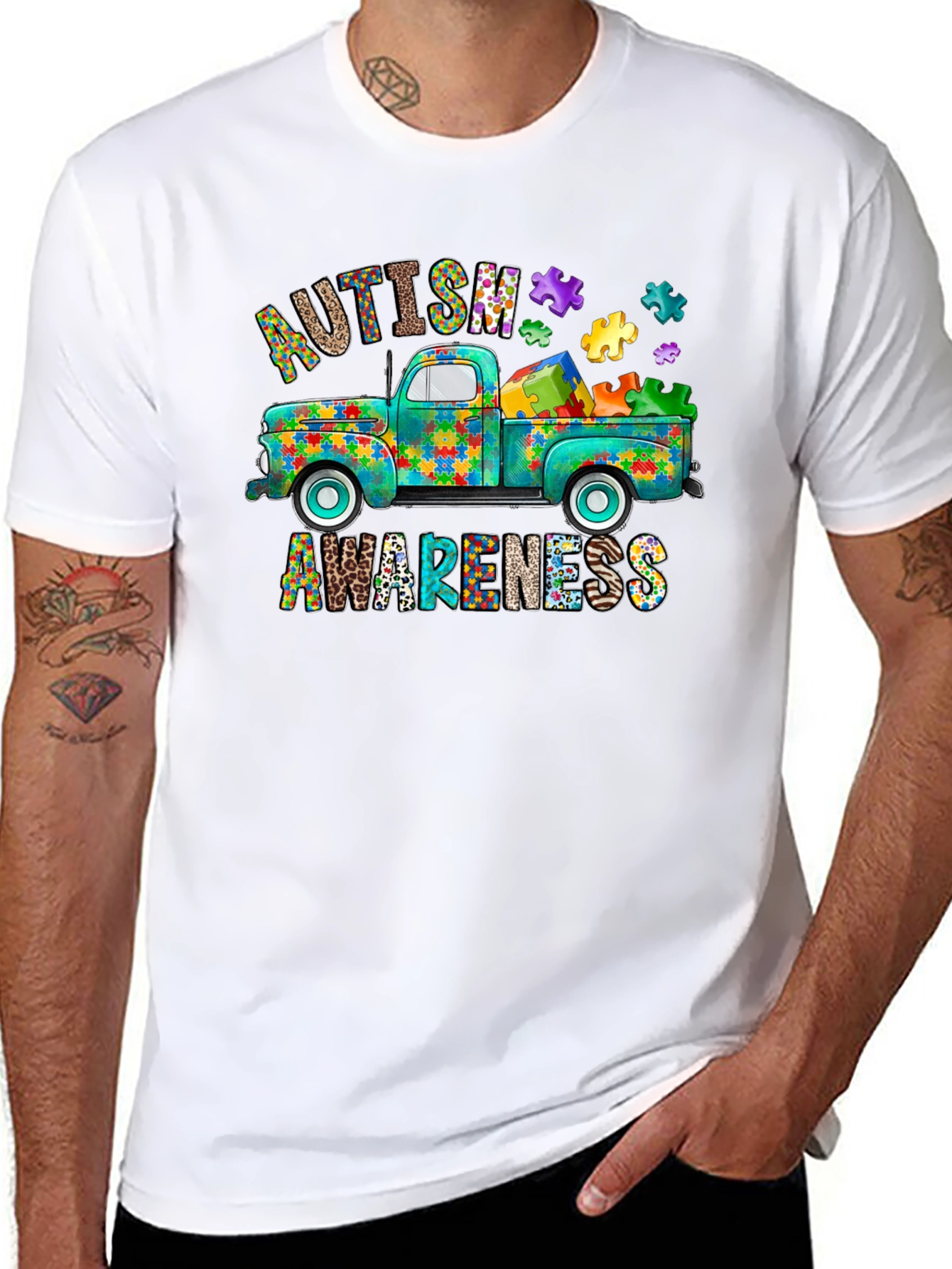 Autism Awareness Truck T-Shirt