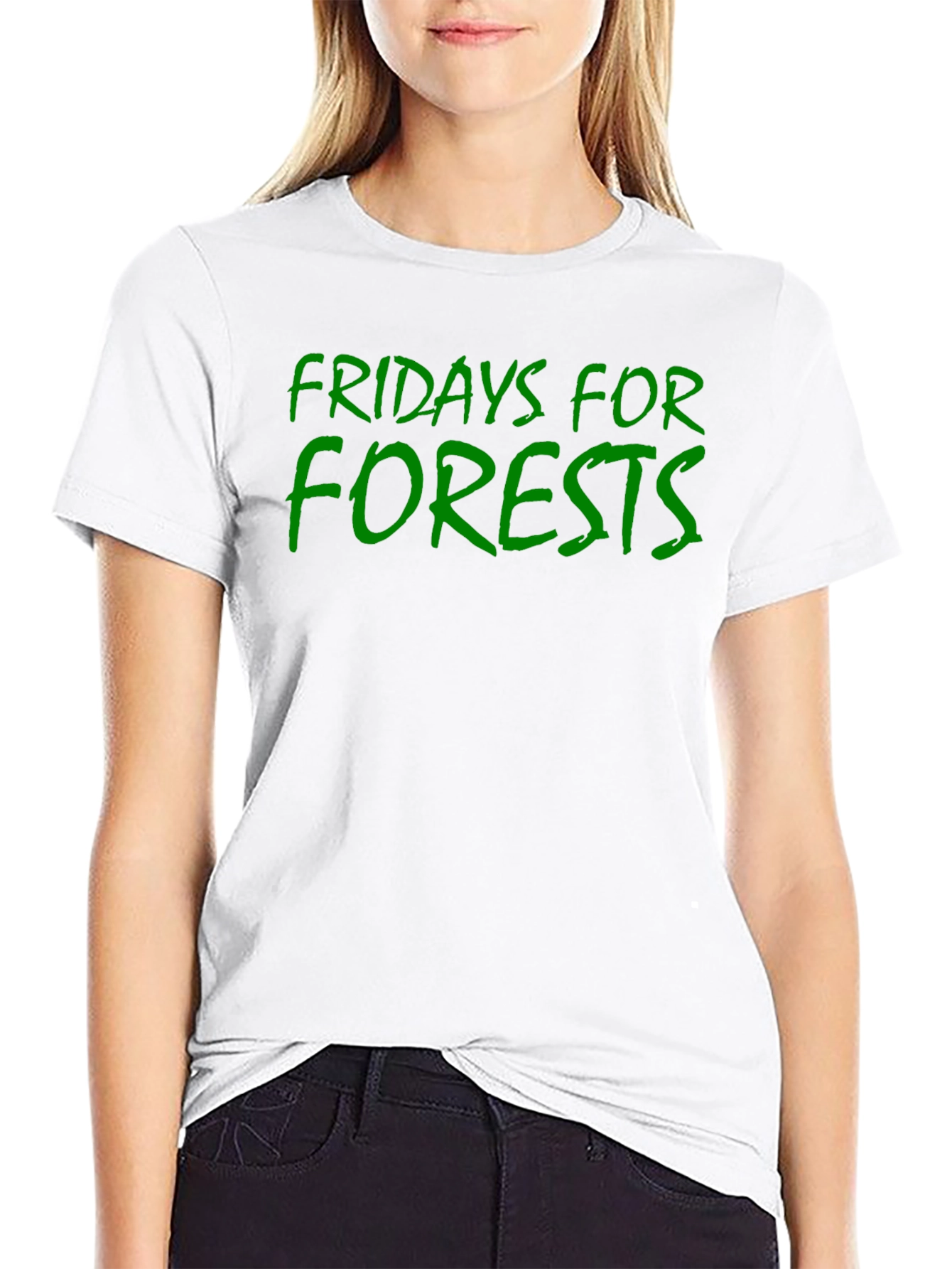 Fridays For Forests Black T-Shirt