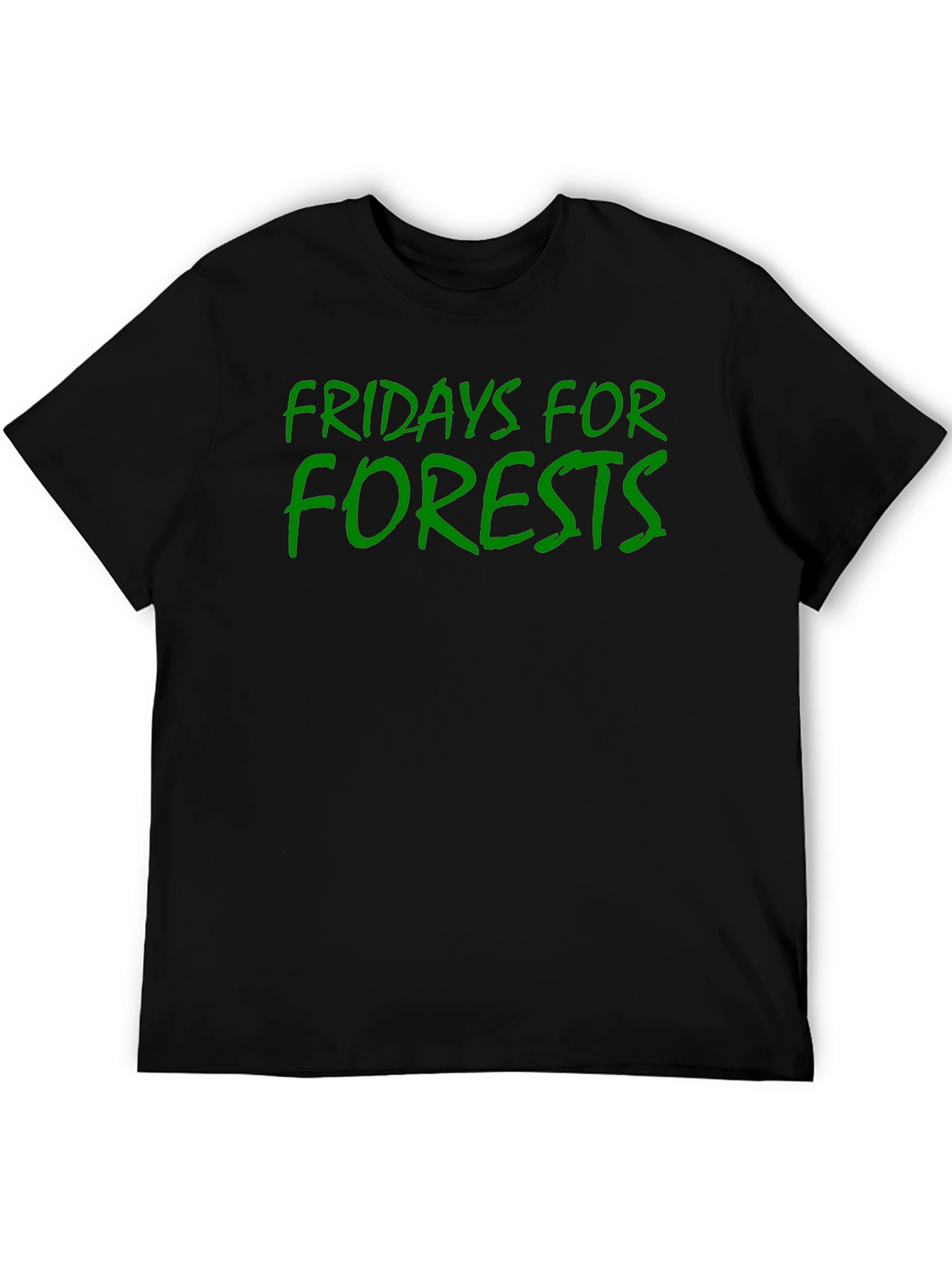 Fridays For Forests Black T-Shirt