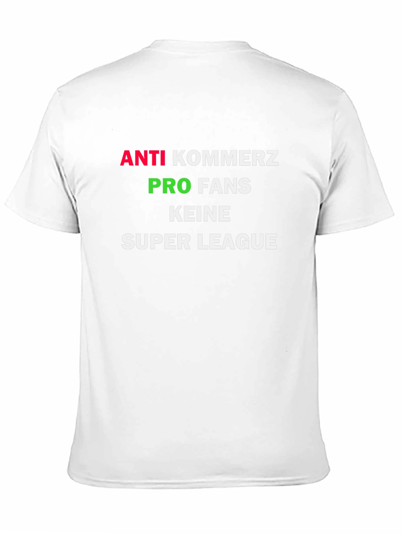 Anti-Commercialism Pro Fans Tee