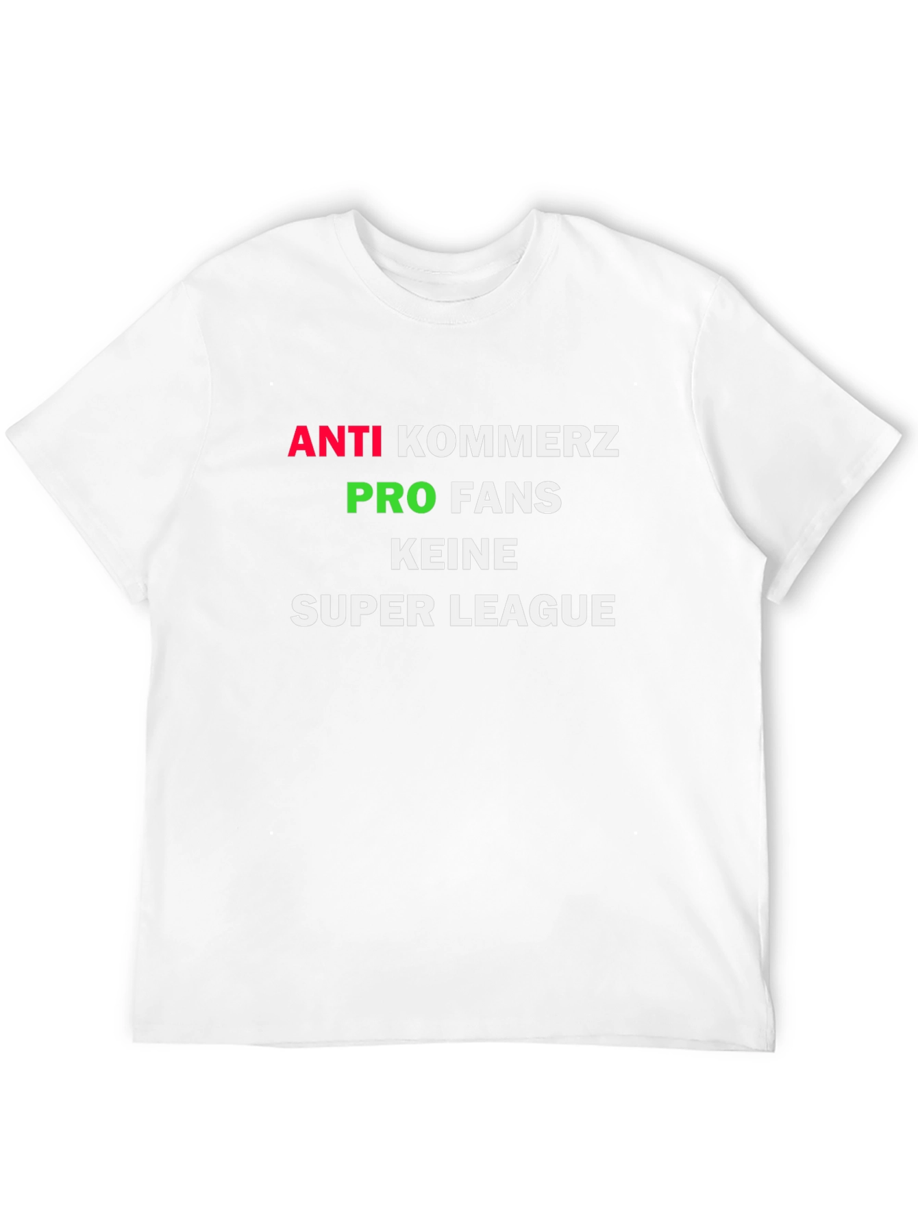 Anti-Commercialism Pro Fans Tee
