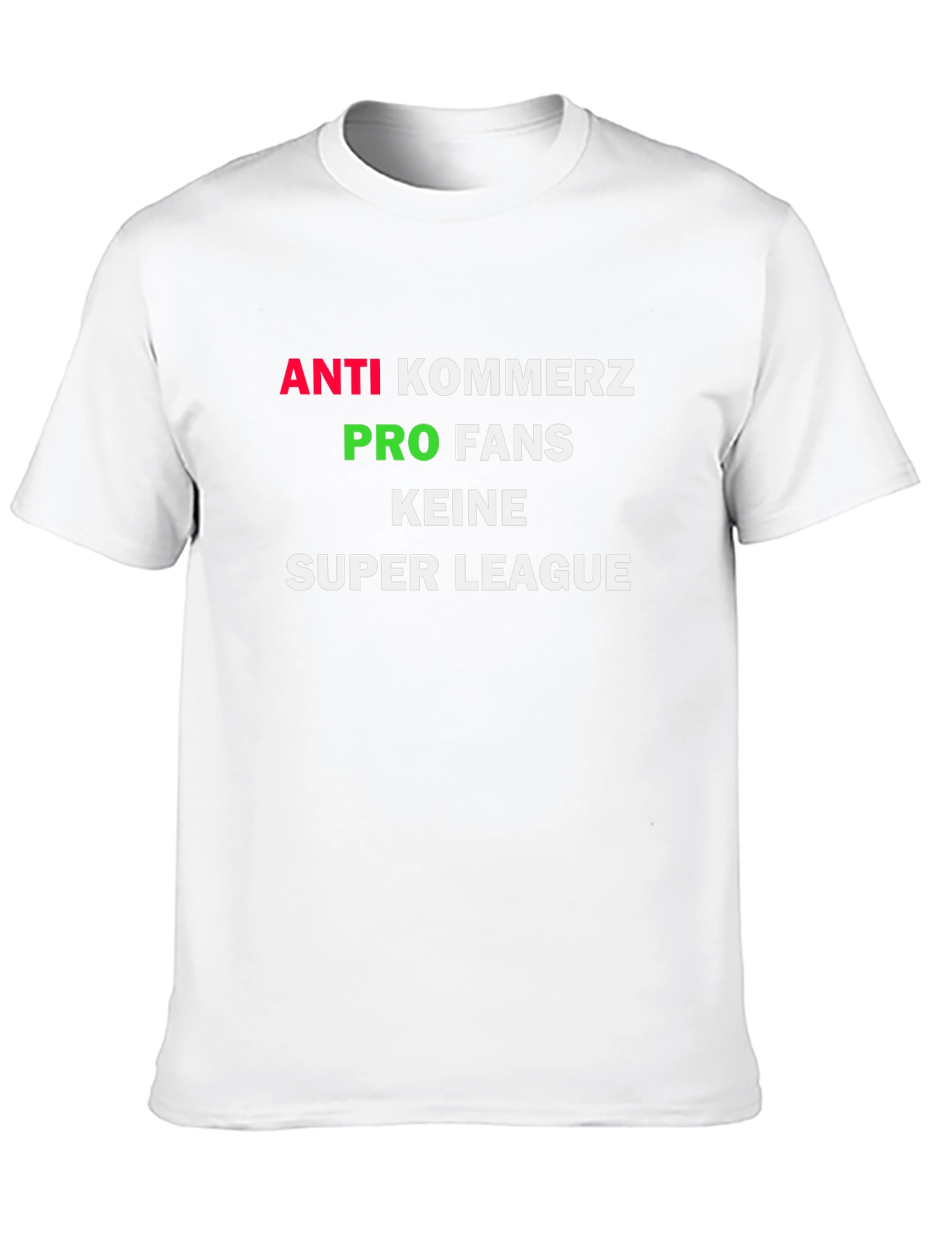 Anti-Commercialism Pro Fans Tee