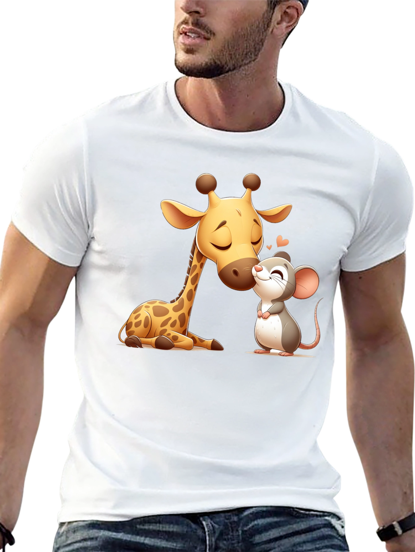 Giraffe & Mouse Love T-Shirt