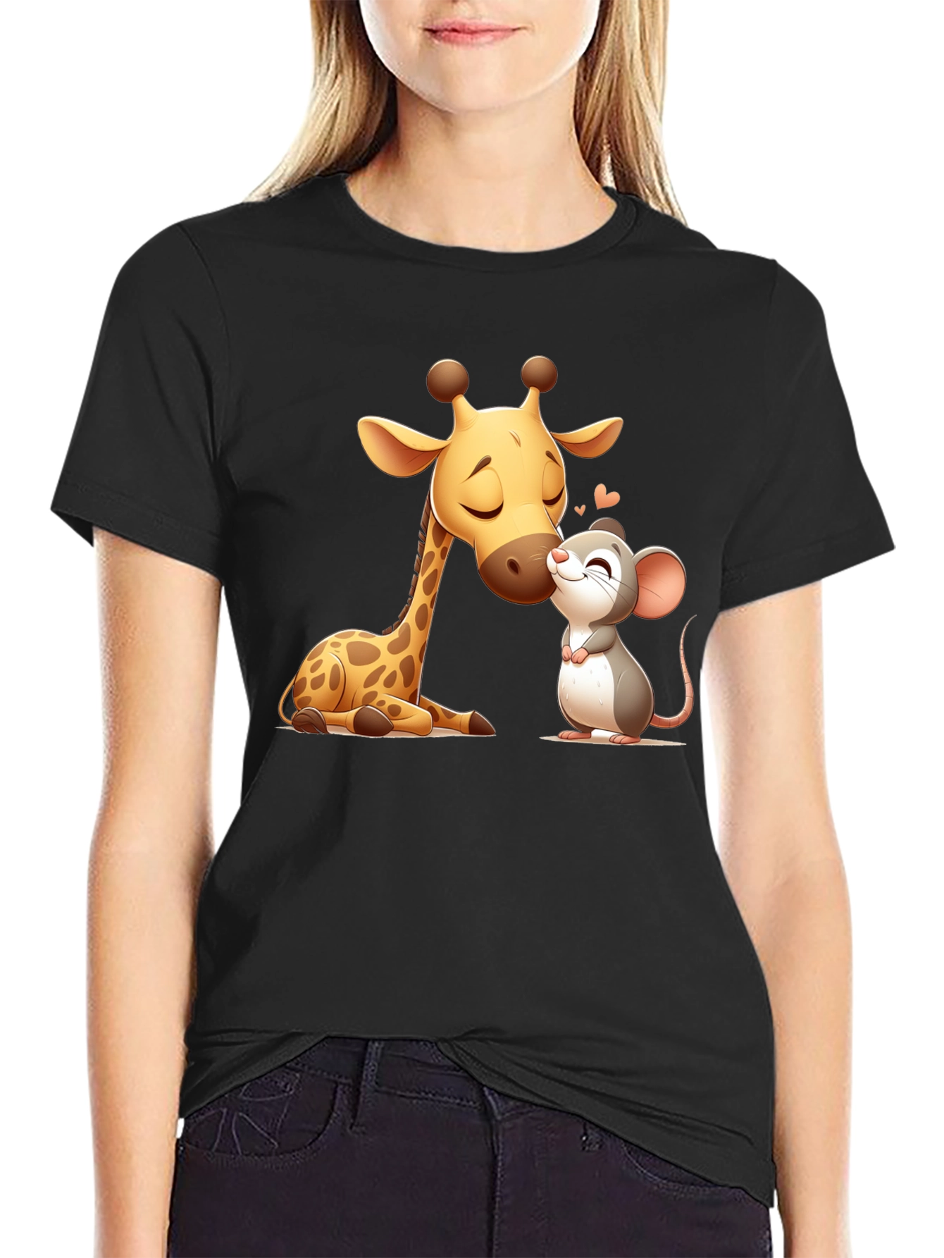 Giraffe & Mouse Love T-Shirt