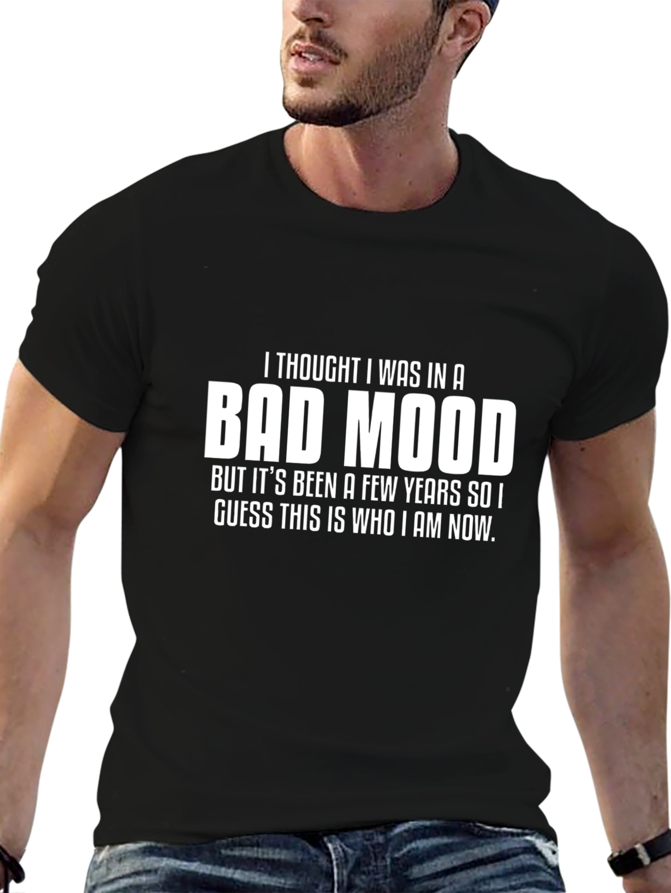 Bad Mood Graphic T-Shirt - Funny Sarcastic Tee