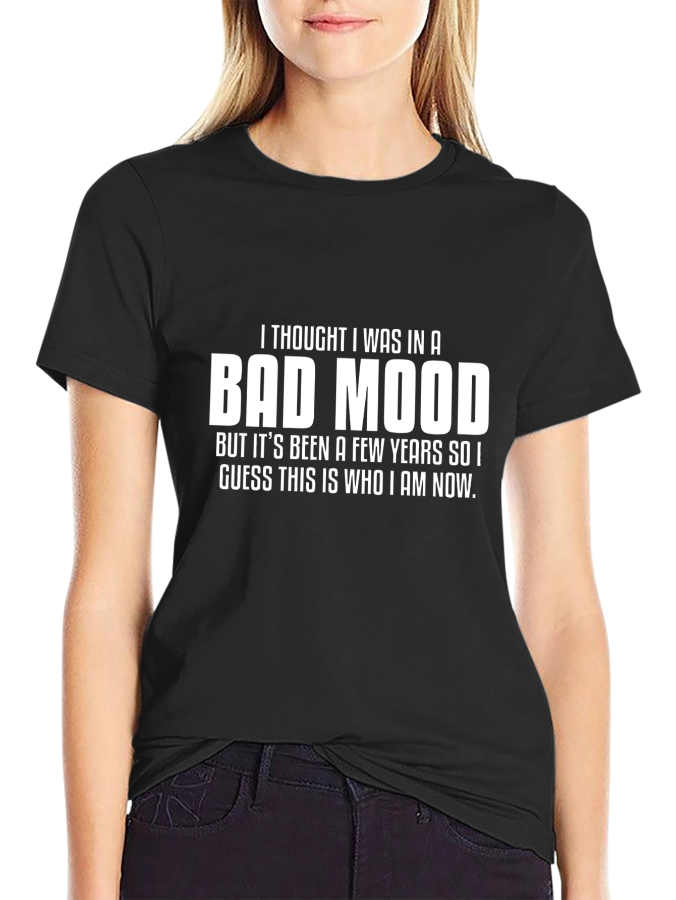Bad Mood Graphic T-Shirt - Funny Sarcastic Tee