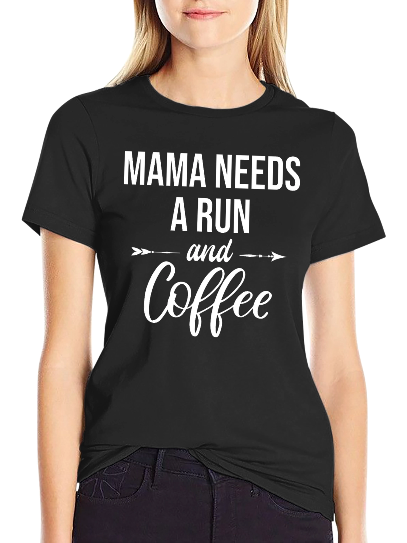 Mama Needs a Run and Coffee T-Shirt