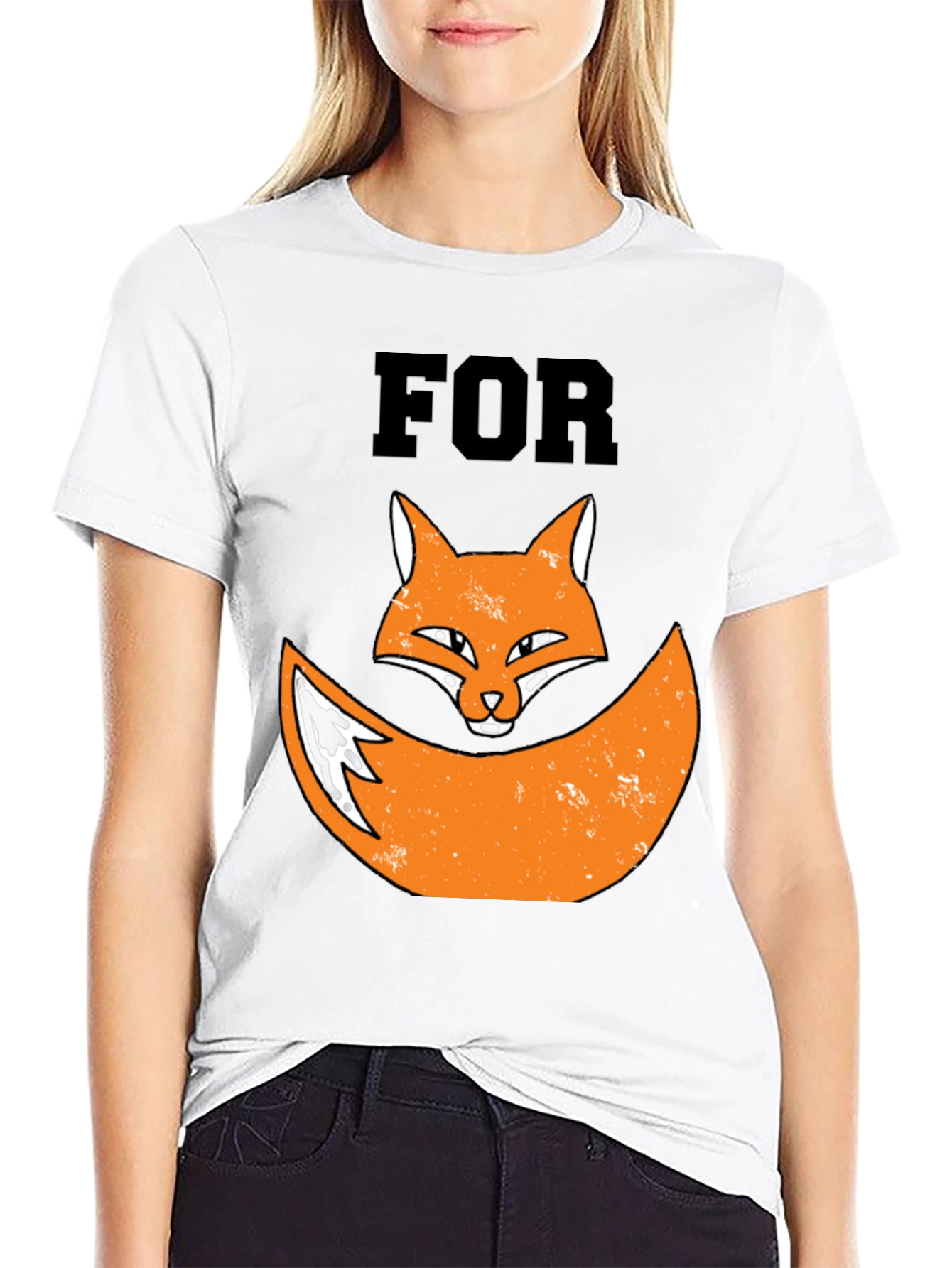 For Fox Sake Graphic T-Shirt Novelty Tee