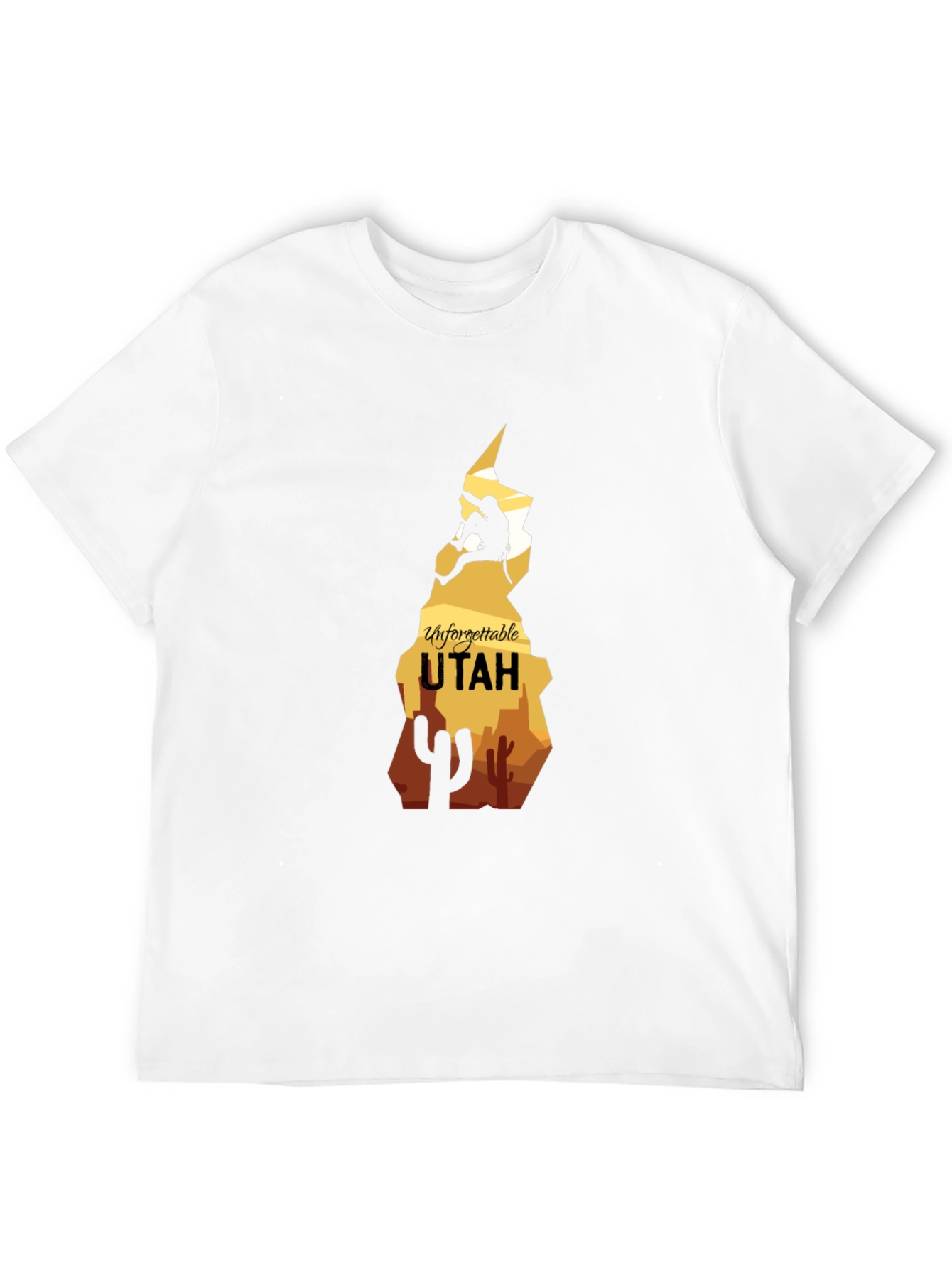 Unforgettable Utah Climber Graphic Tee - Black