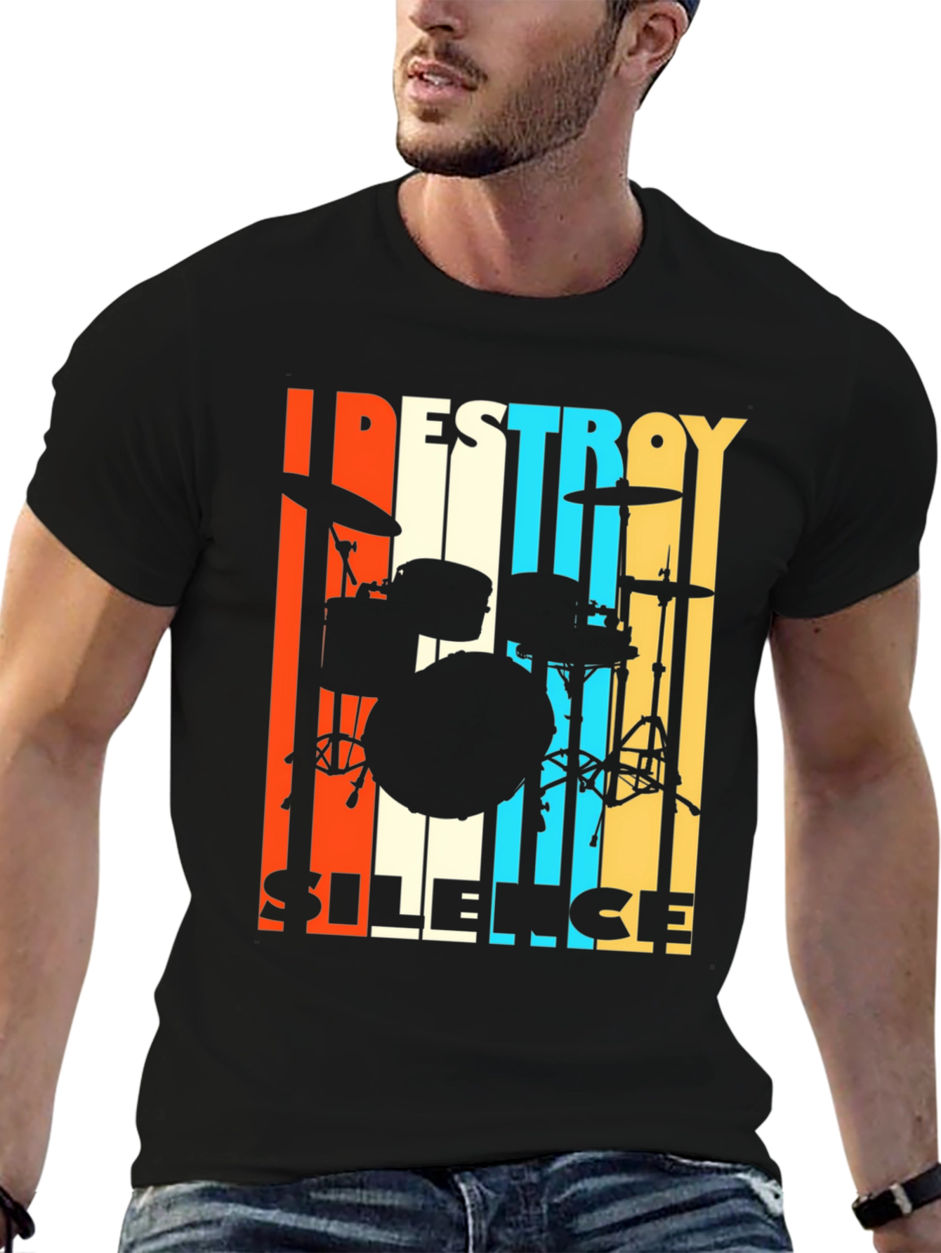Destroy Silence Drummer T-Shirt
