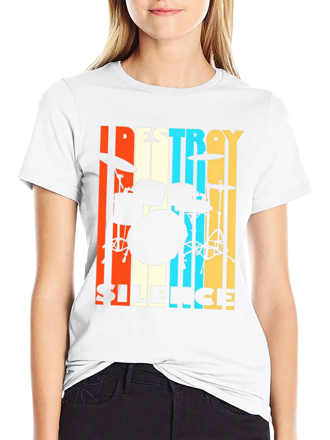 Destroy Silence Drummer T-Shirt