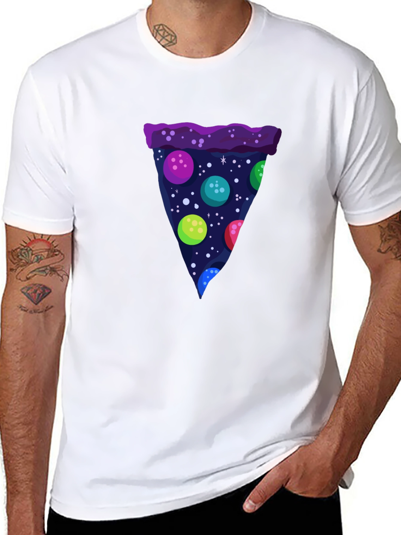 Cosmic Pizza Slice T-Shirt