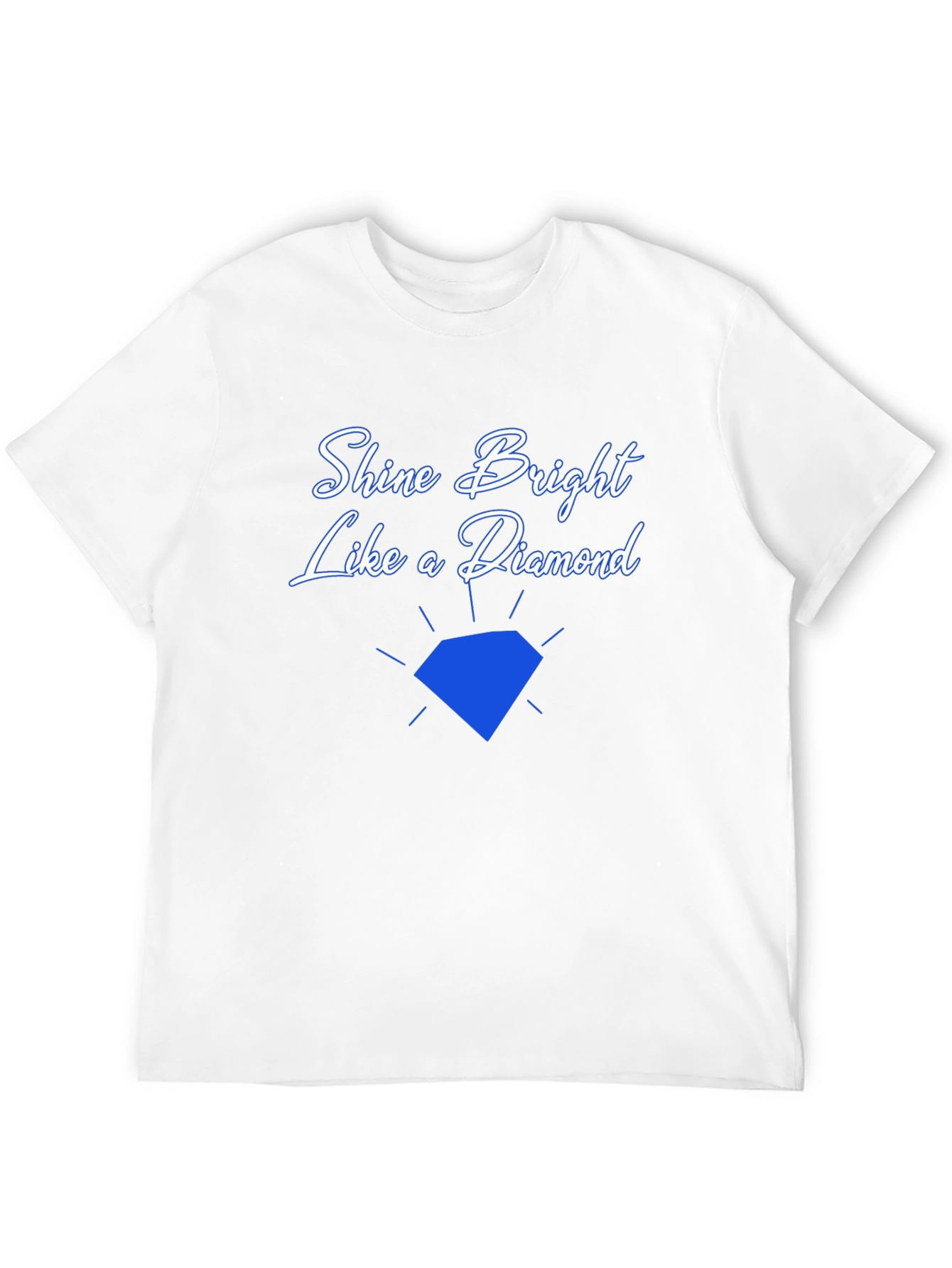 Shine Bright Diamond Graphic Tee - Black