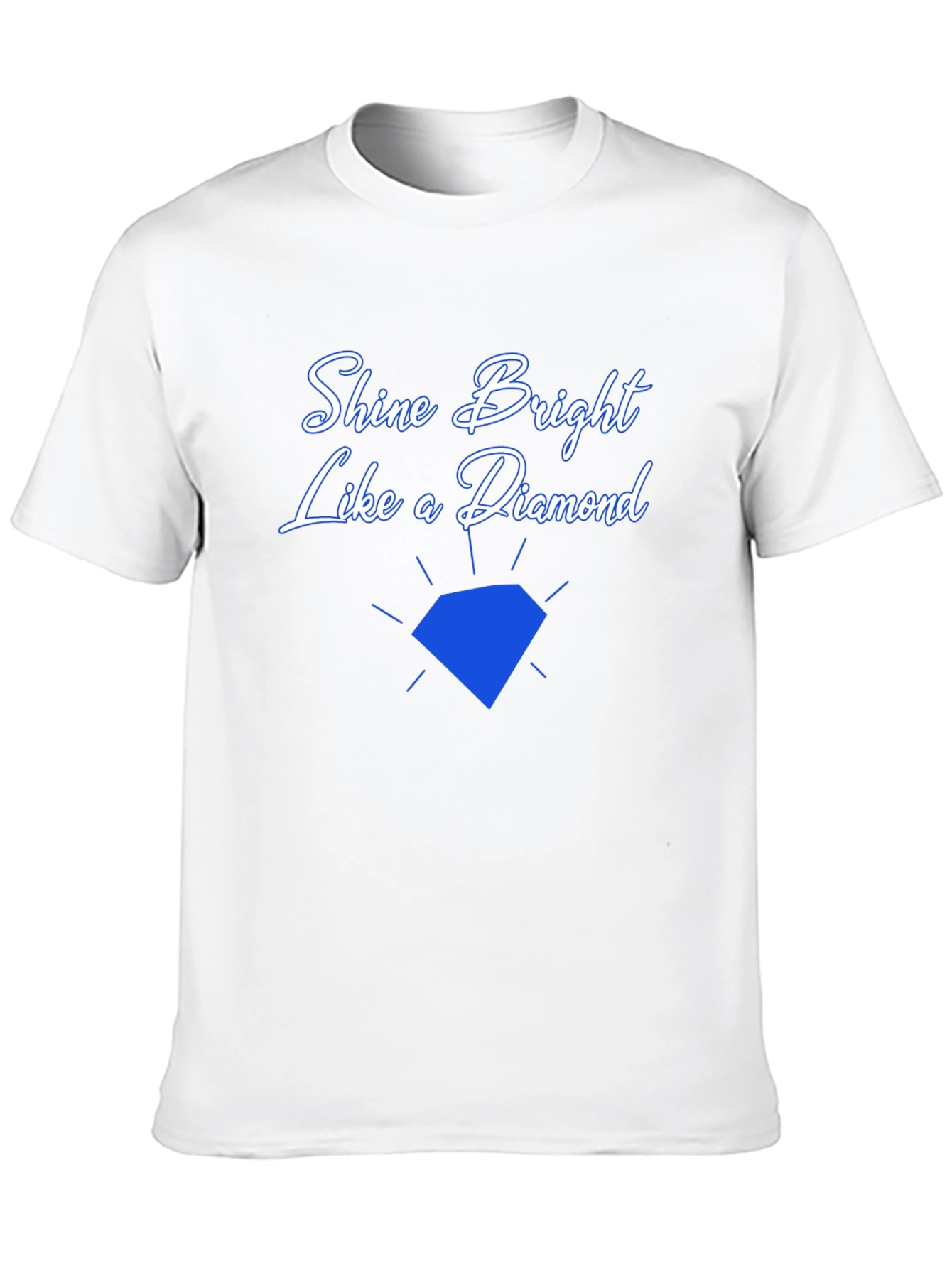 Shine Bright Diamond Graphic Tee - Black
