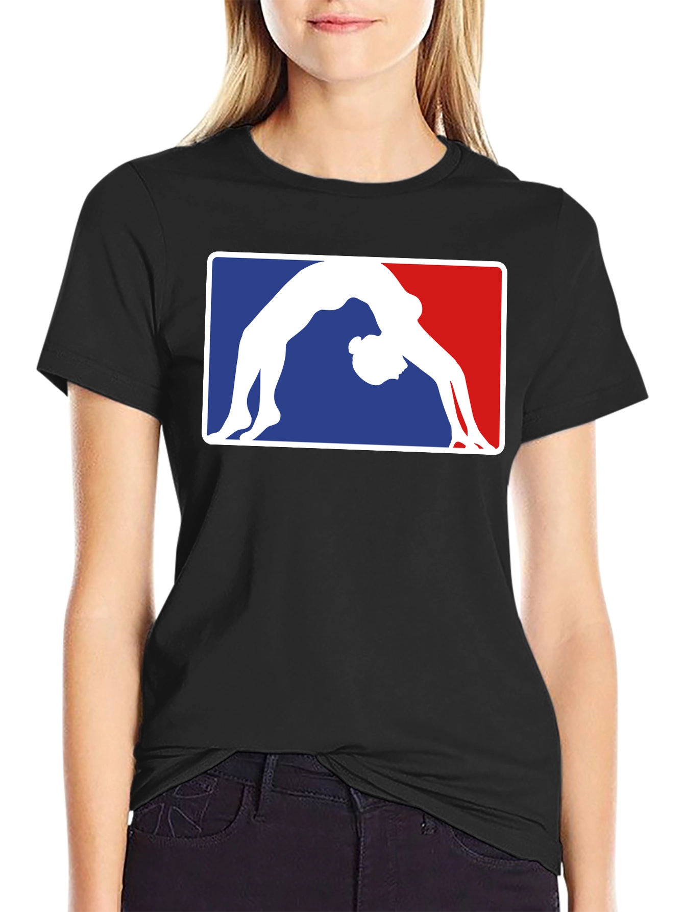 Gymnast Pose T-Shirt - Athlete in Action