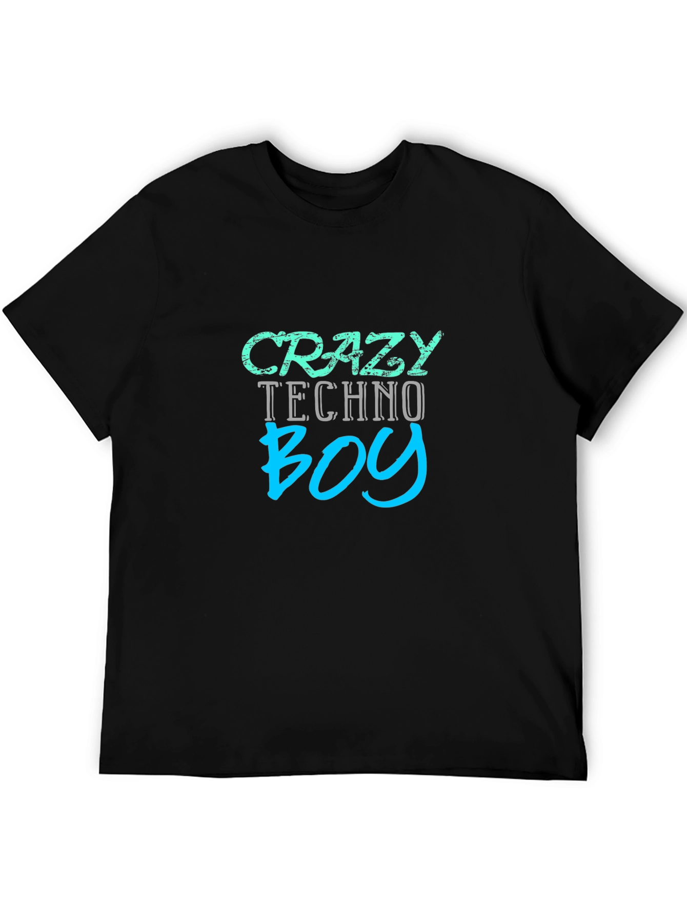 Crazy Techno Boy T-Shirt - Fun Graphic Tee