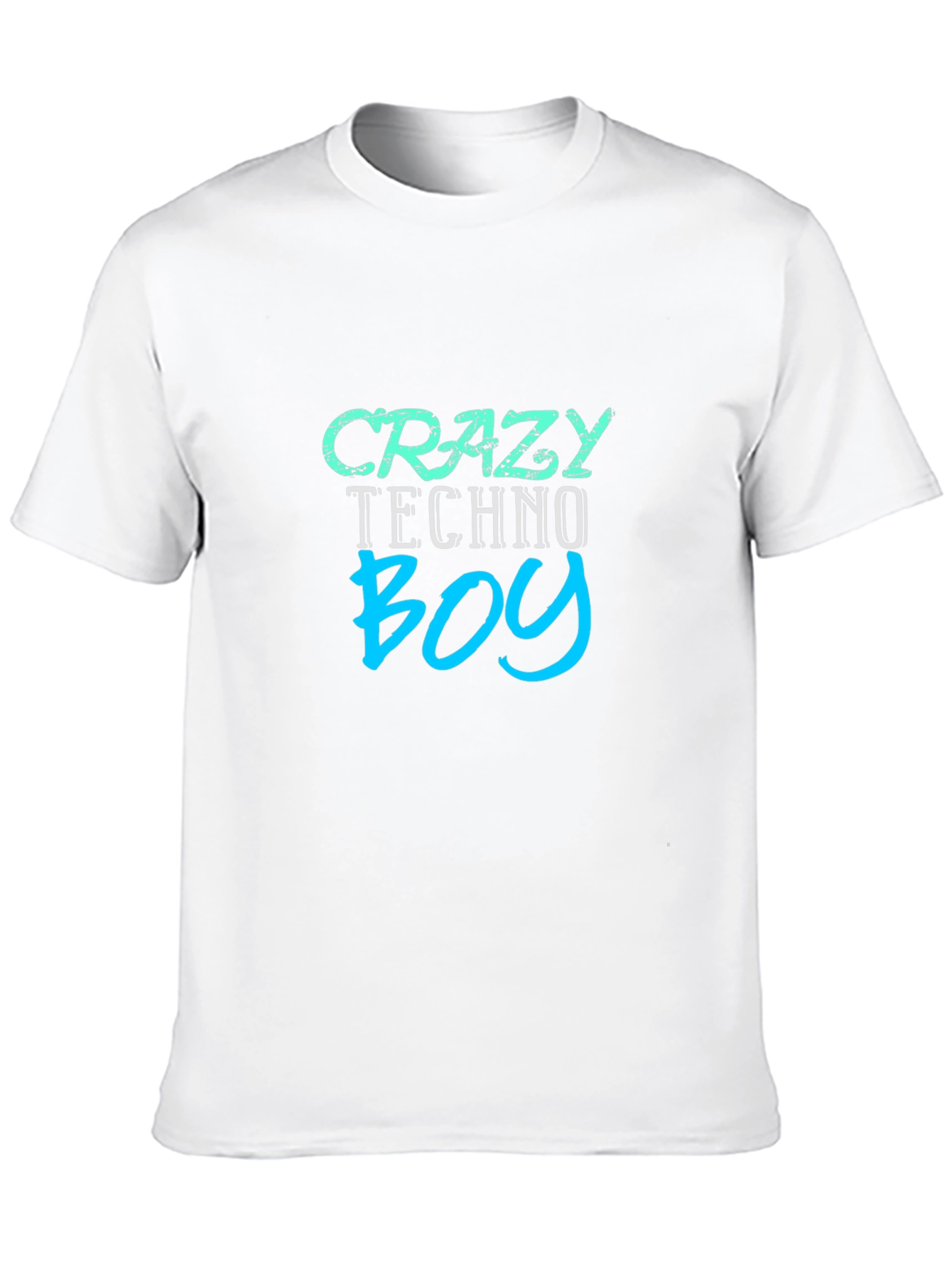 Crazy Techno Boy T-Shirt - Fun Graphic Tee