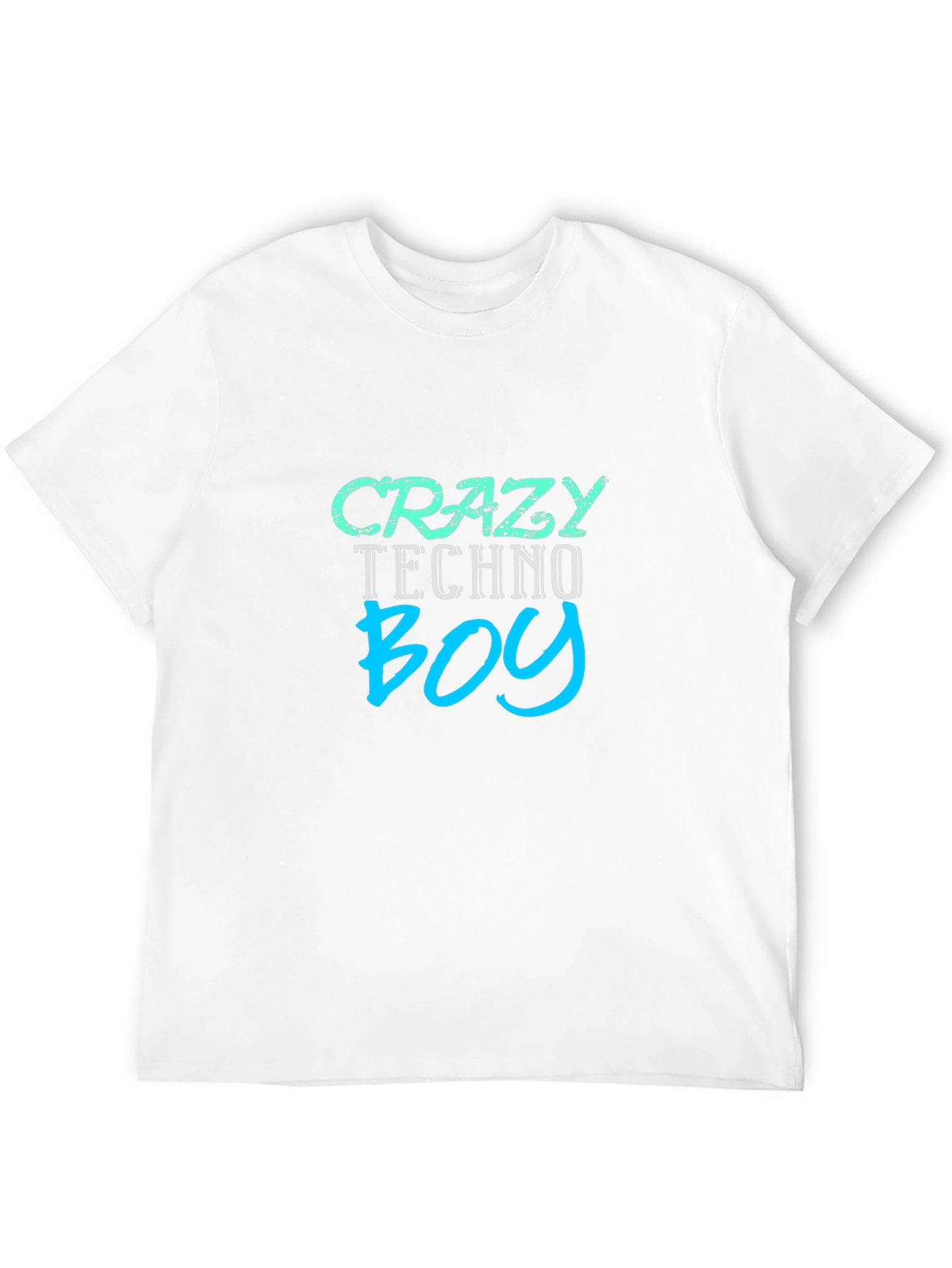 Crazy Techno Boy T-Shirt - Fun Graphic Tee
