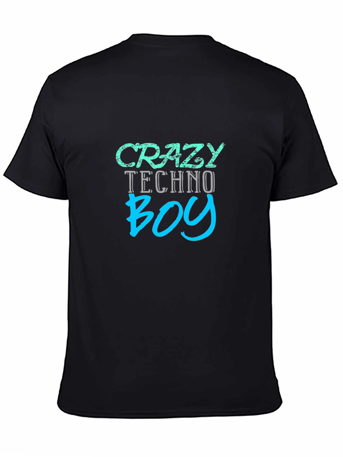 Crazy Techno Boy T-Shirt - Fun Graphic Tee