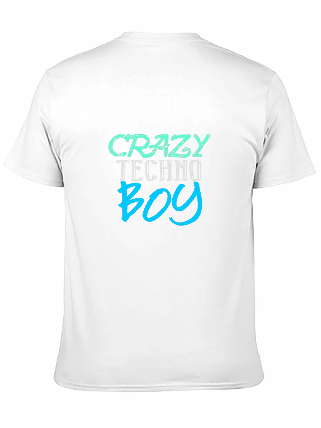 Crazy Techno Boy T-Shirt - Fun Graphic Tee