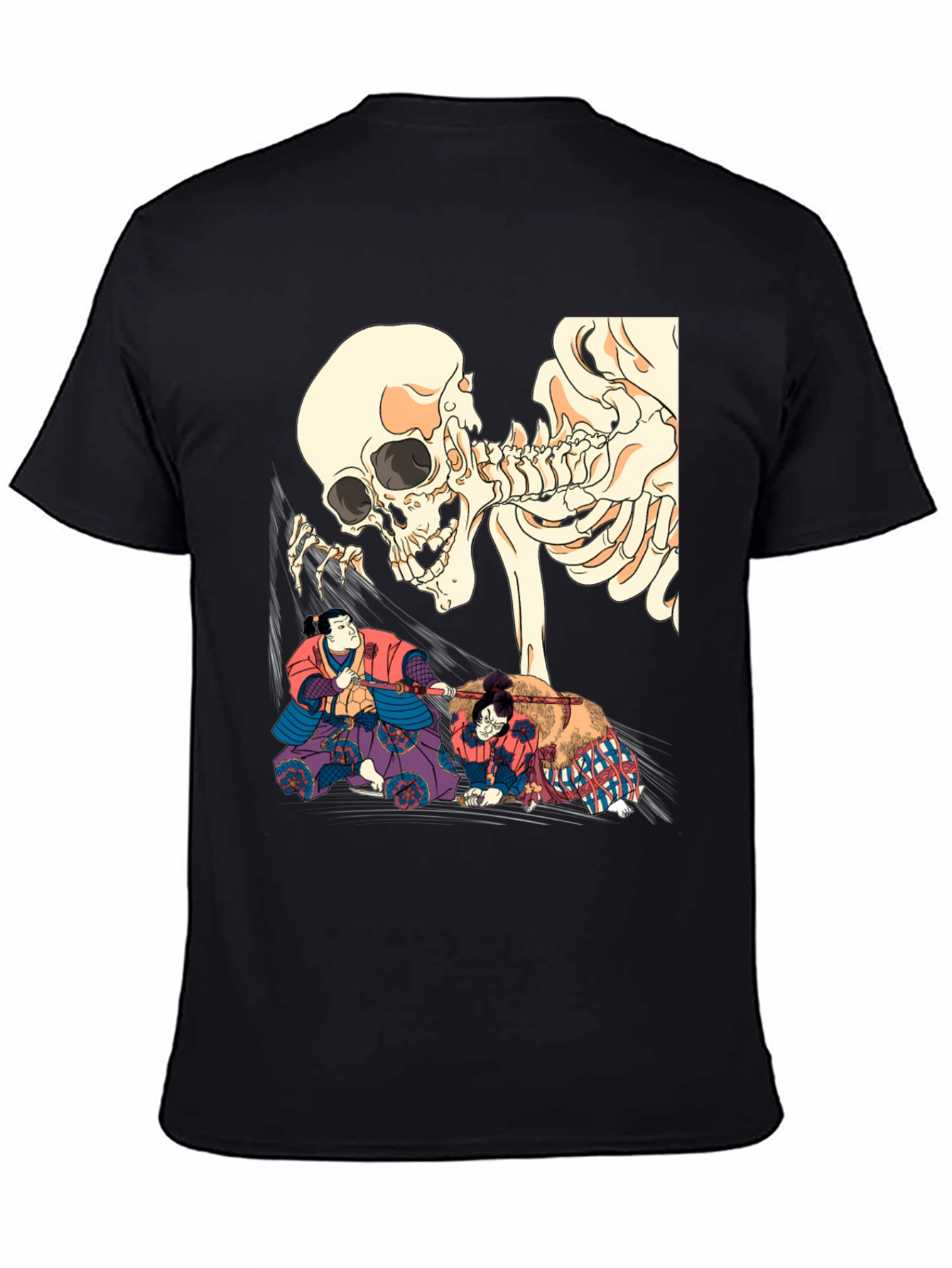 Skull & Sumo Wrestler Graphic T-Shirt