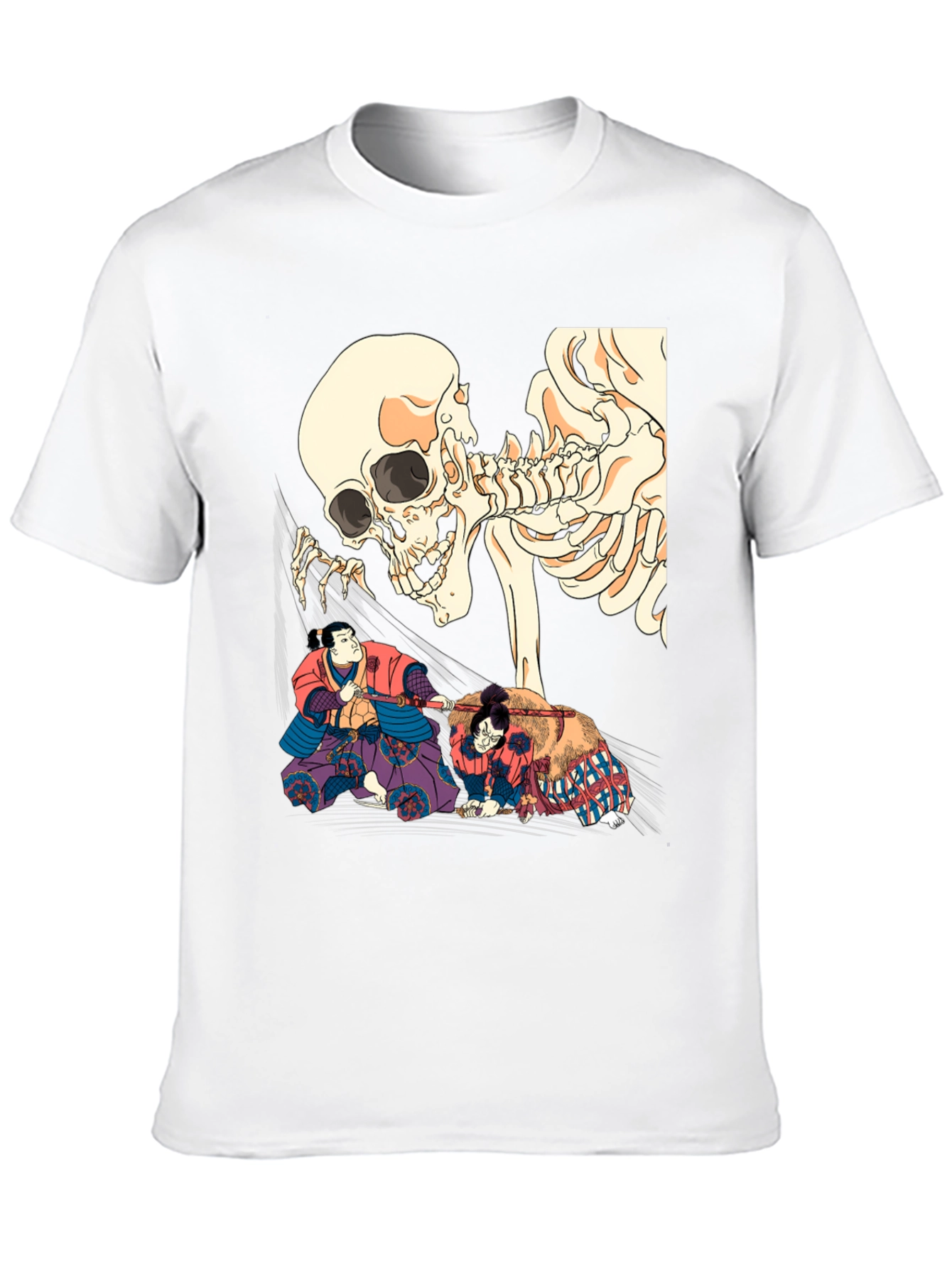 Skull & Sumo Wrestler Graphic T-Shirt