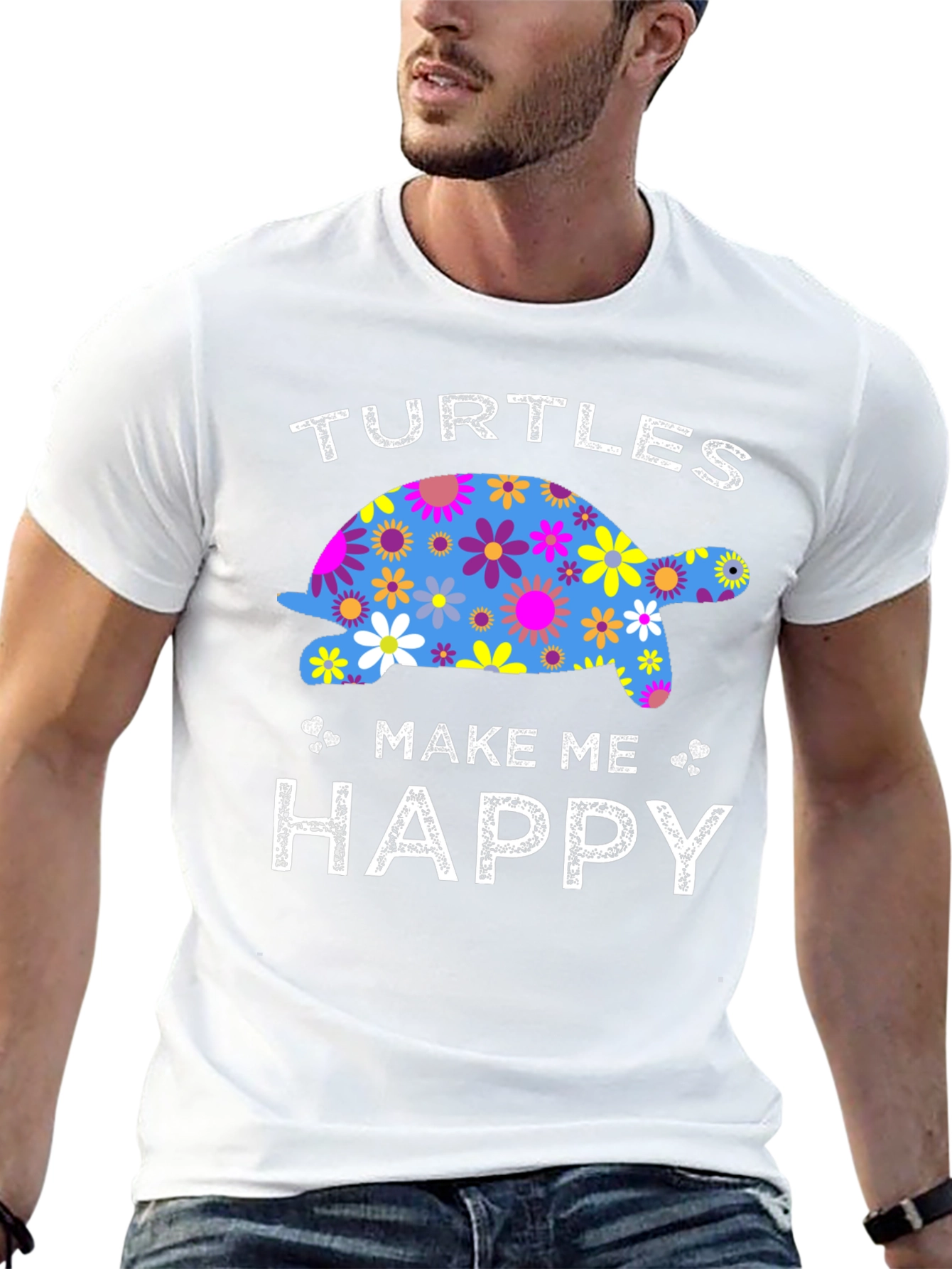 Turtles Make Me Happy Graphic Tee