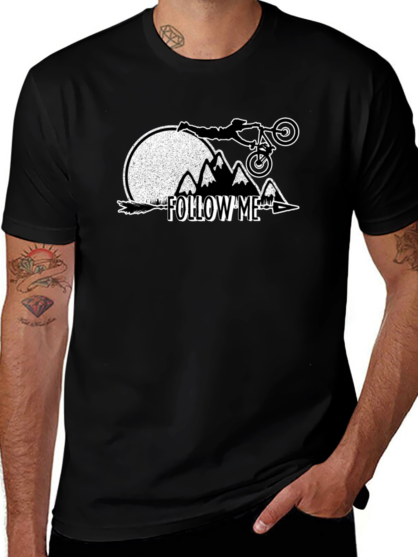 Mountain Bike Follow Me T-Shirt