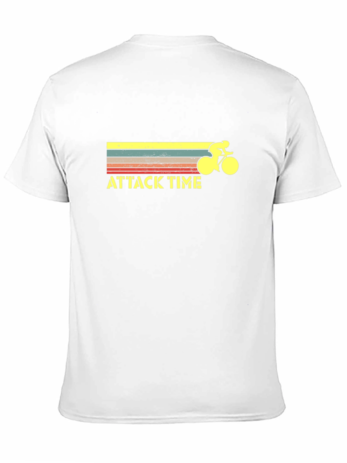 Attack Time Cycling T-Shirt - Retro Style