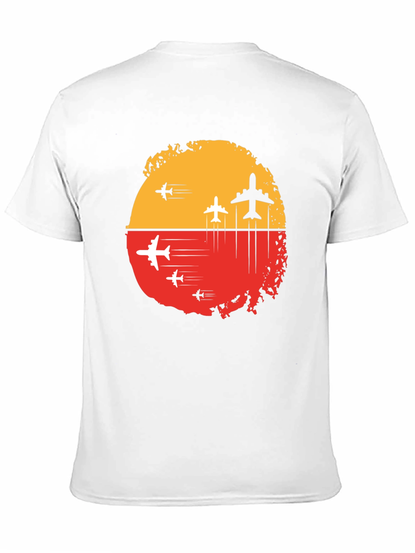 Airplane Graphic Tee - Sunset Flight Design
