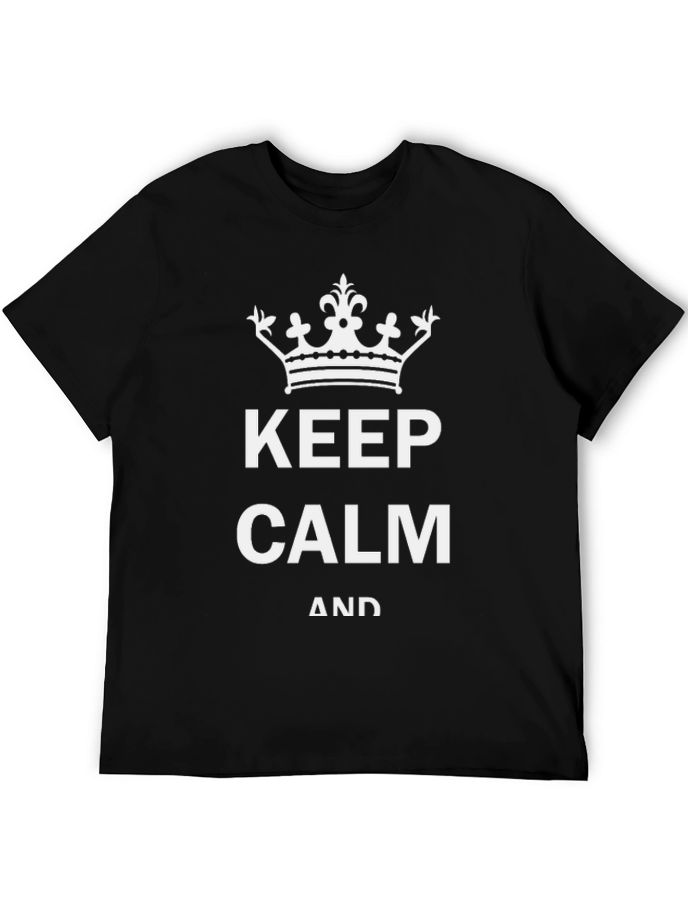 Keep Calm Graphic T-Shirt - Relaxed Fit