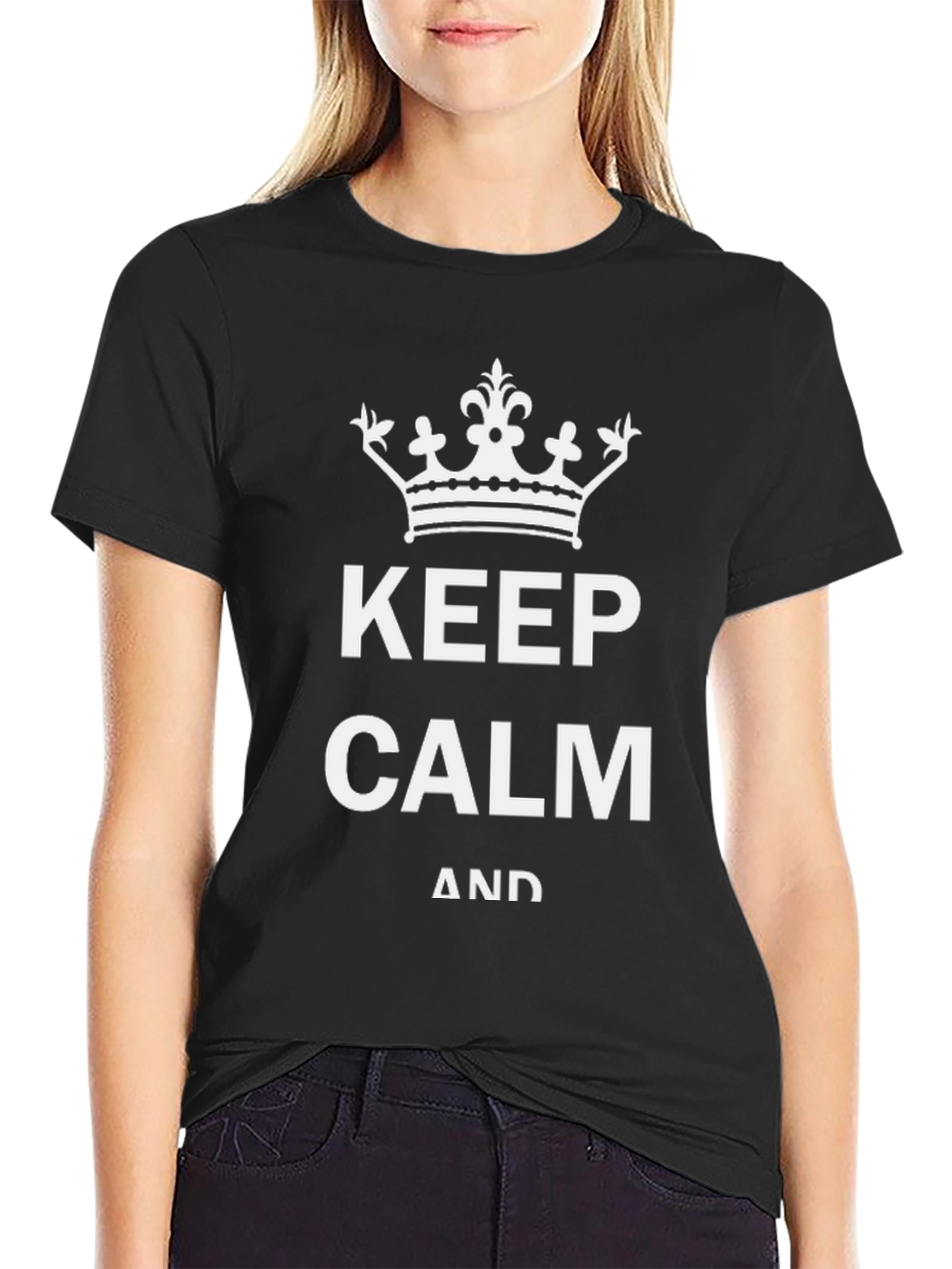 Keep Calm Graphic T-Shirt - Relaxed Fit