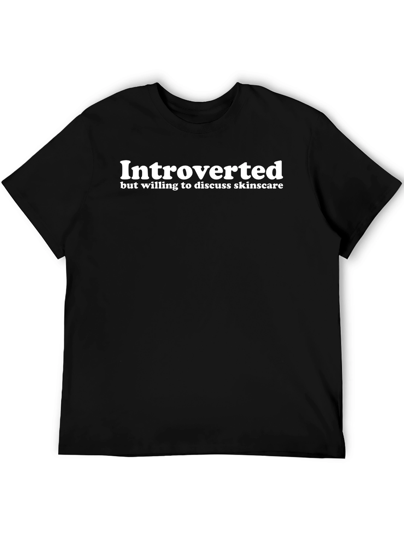 Introverted Skincare T-Shirt - Comfortable & Stylish