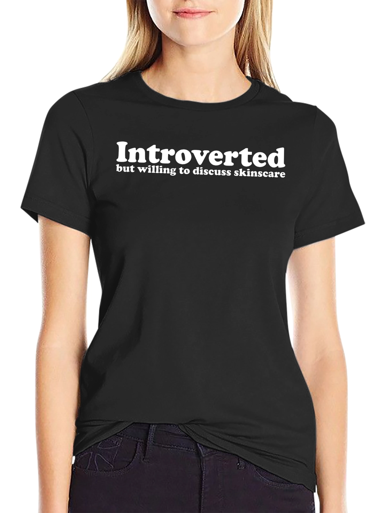 Introverted Skincare T-Shirt - Comfortable & Stylish