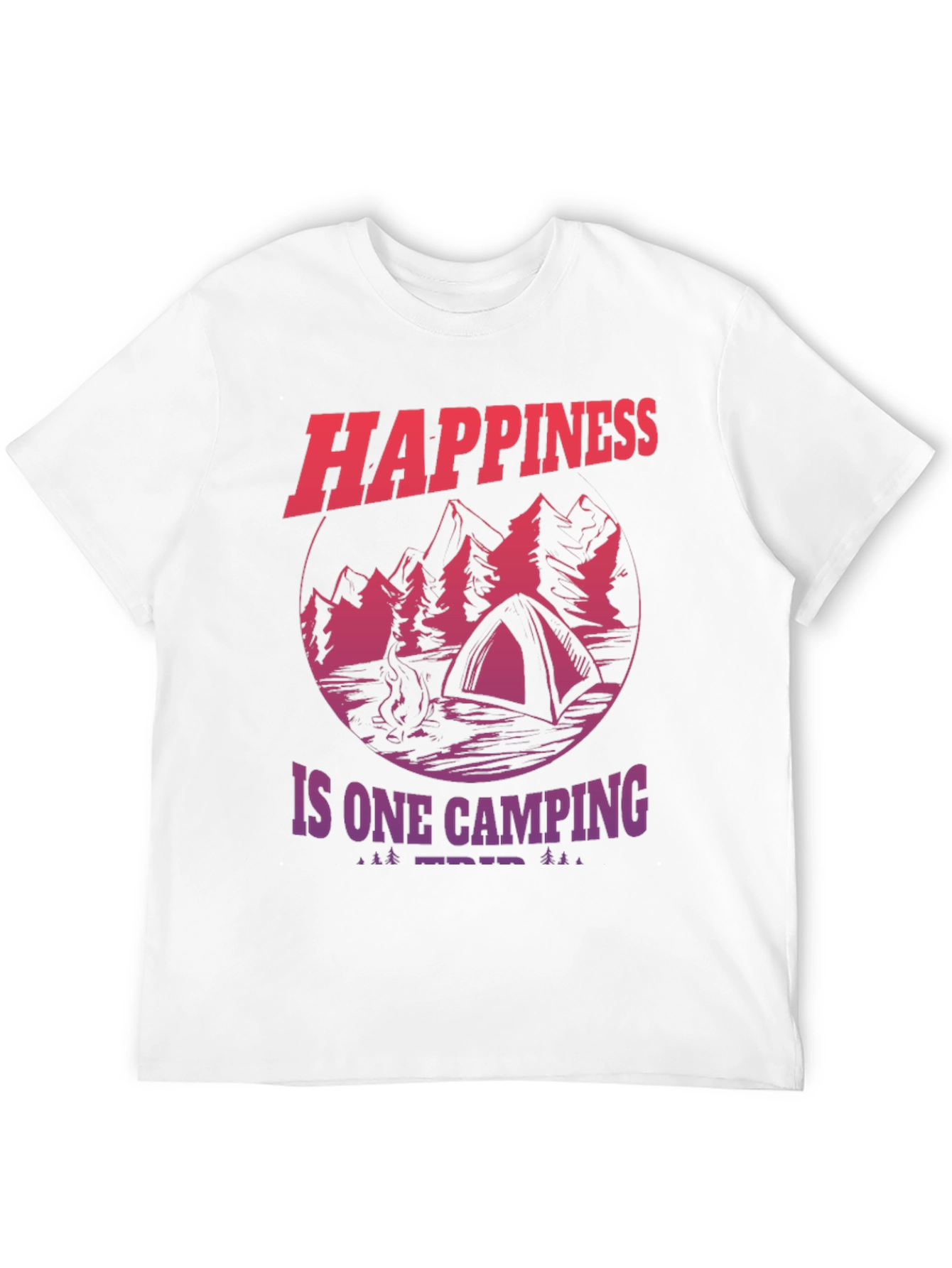 Happiness is One Camping Trip Graphic Tee
