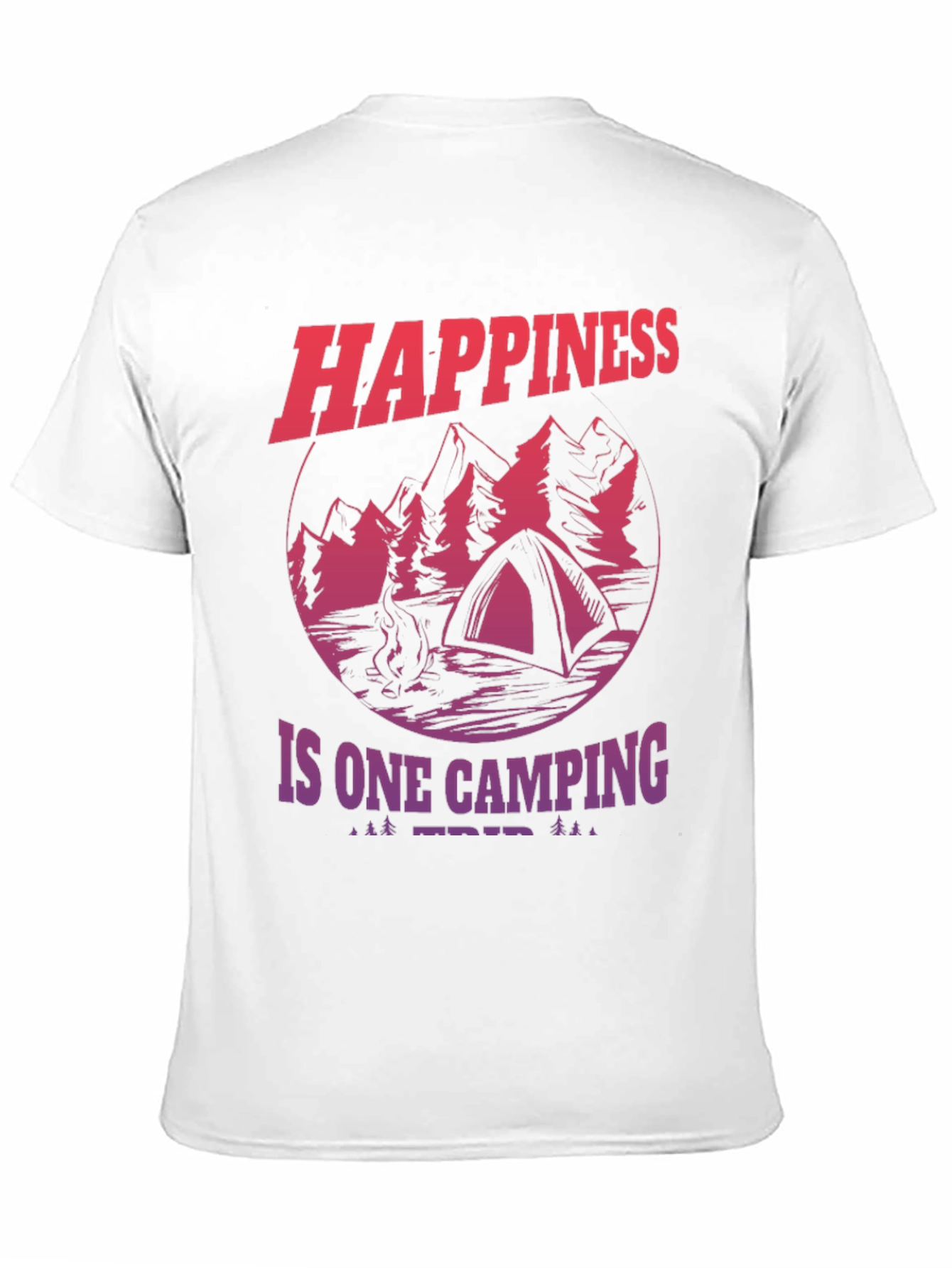 Happiness is One Camping Trip Graphic Tee