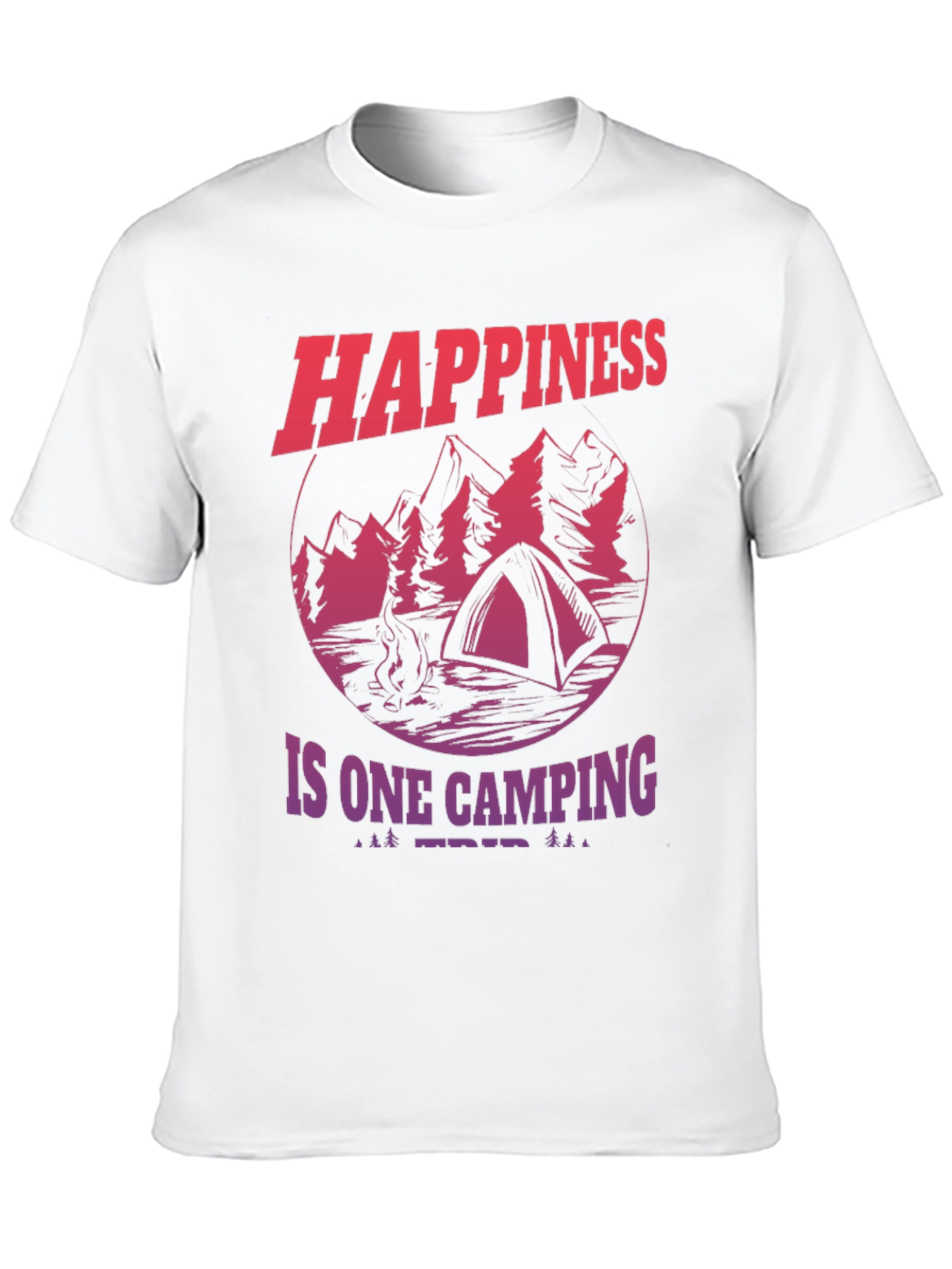 Happiness is One Camping Trip Graphic Tee