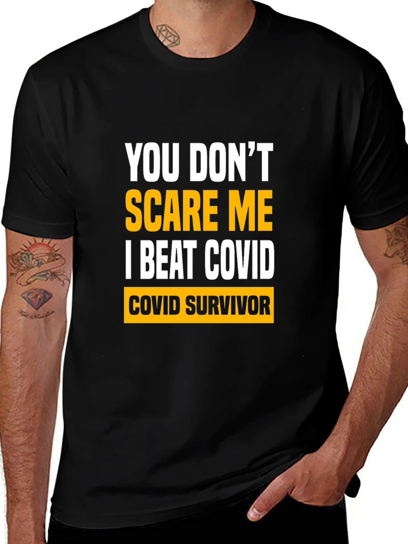 COVID Survivor T-Shirt - I Beat COVID